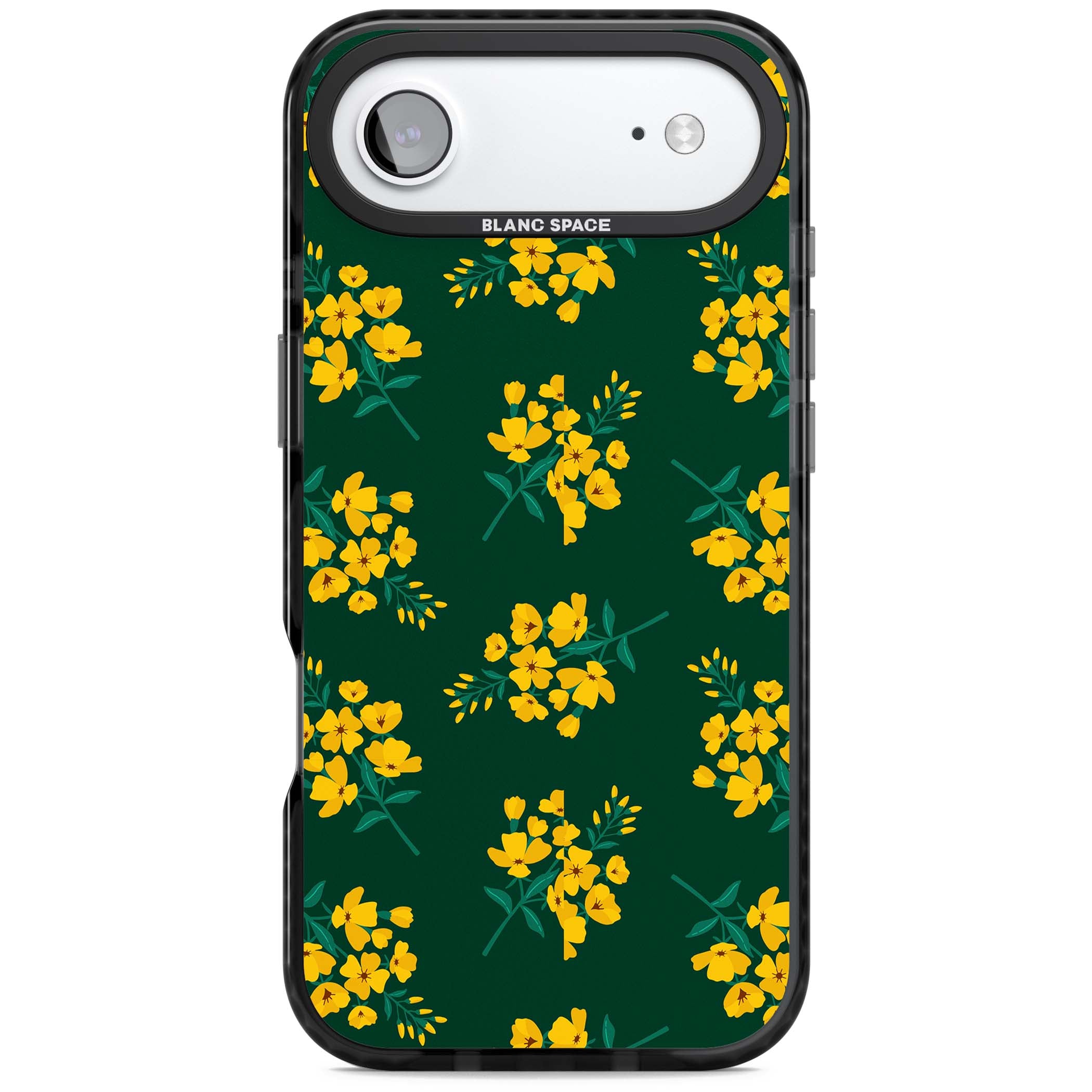 Yellow Wildflowers on Green