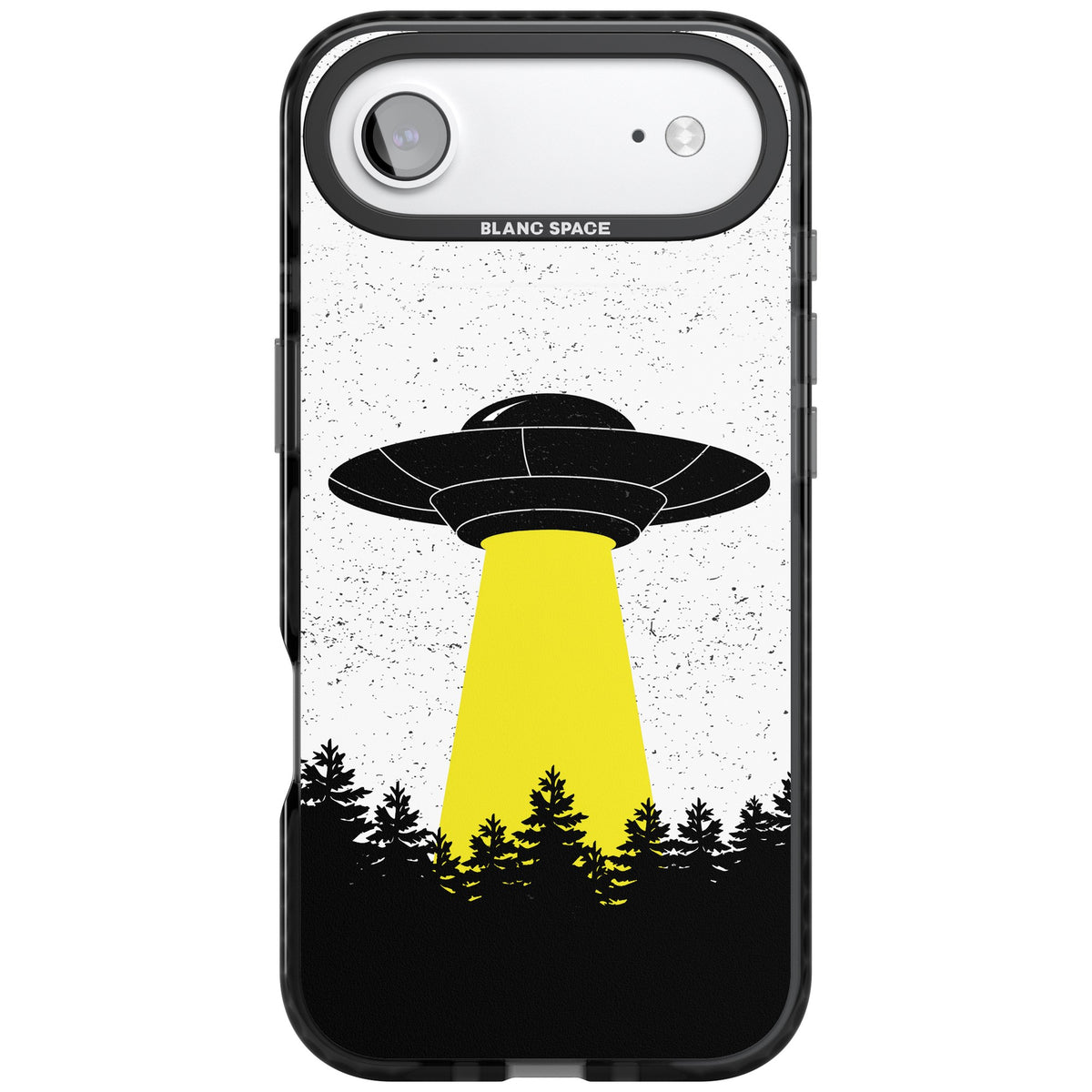 Alien Abduction iPhone Air Impact Black Phone Case front