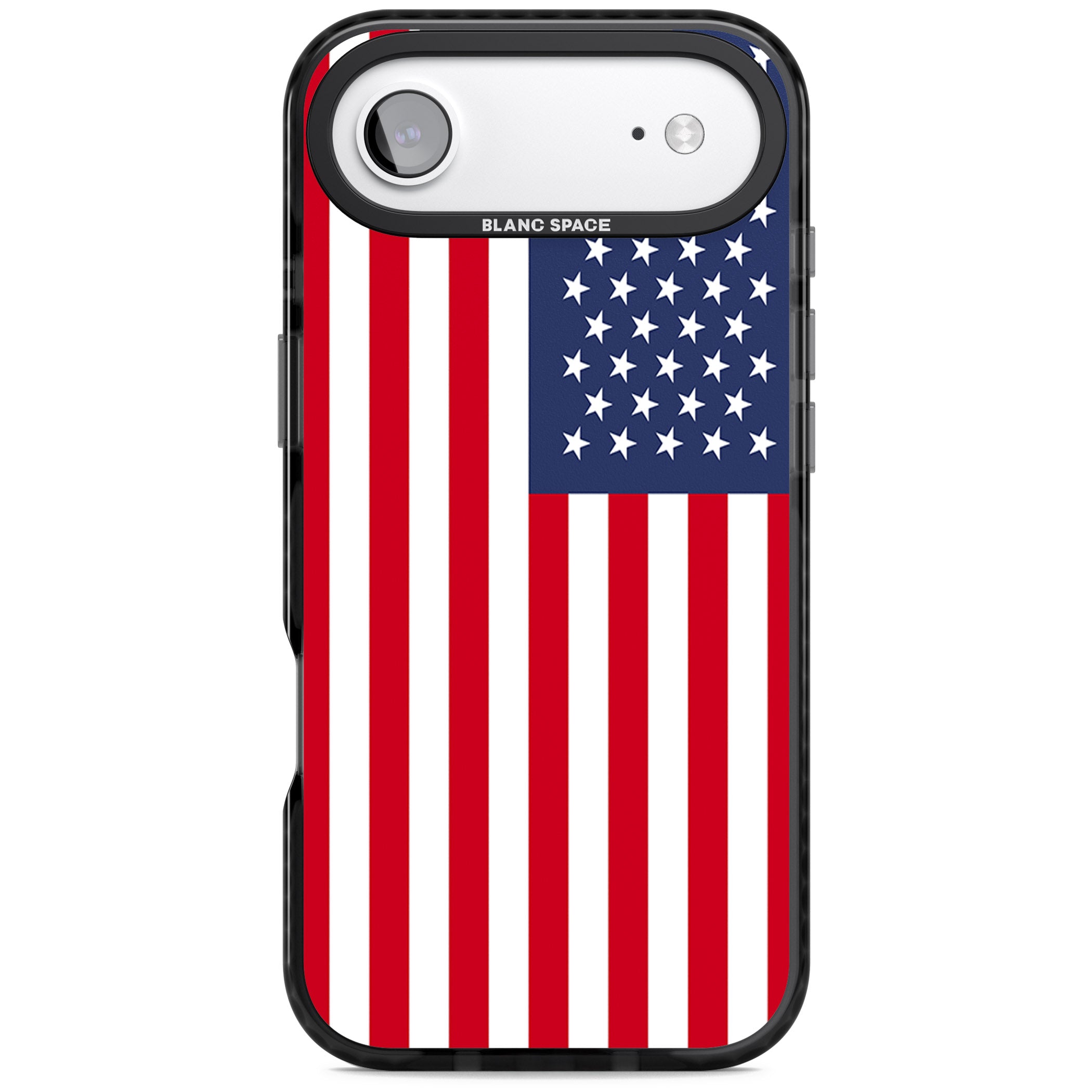 American Flag iPhone 17 Air Impact Black Phone Case