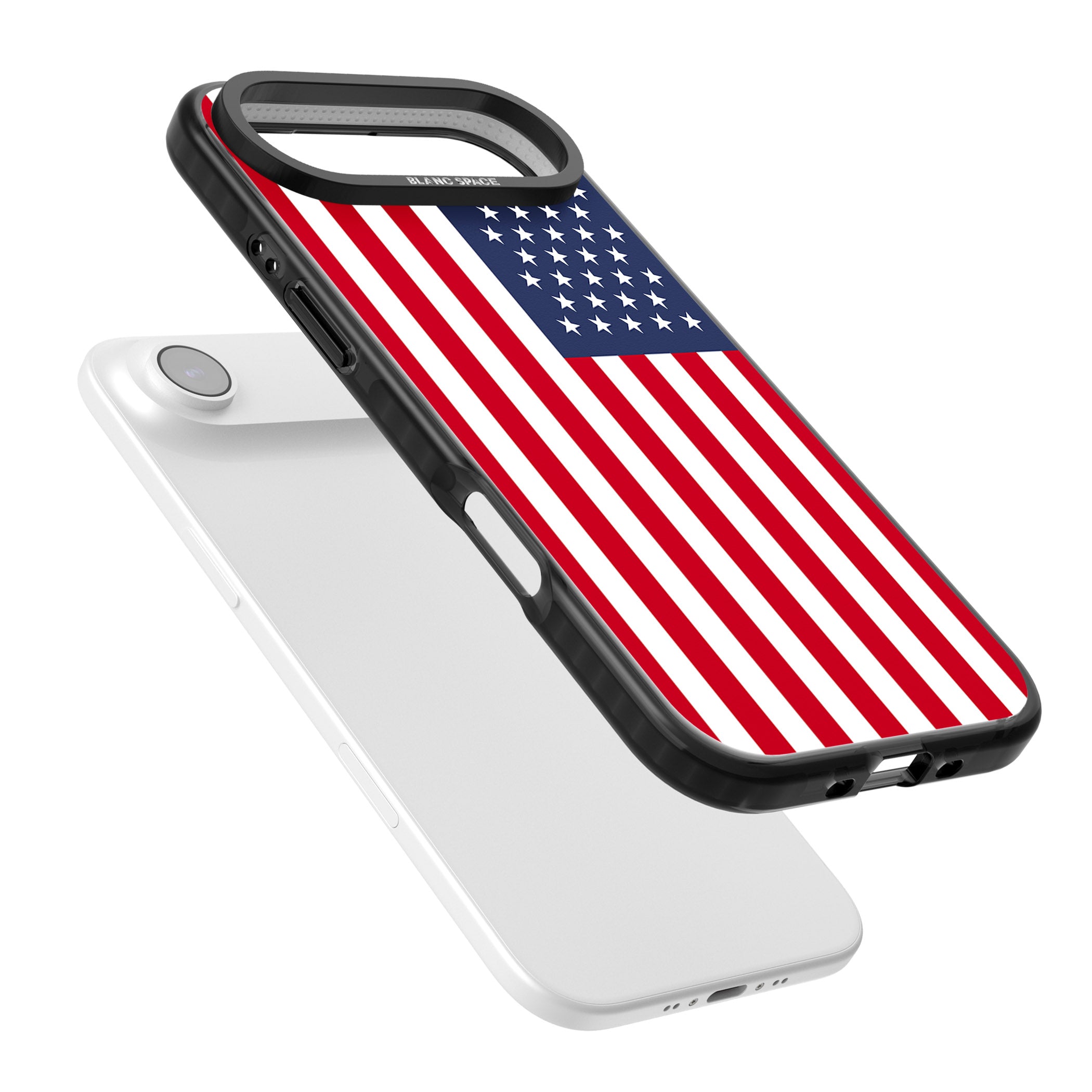 American Flag iPhone 17 Air Impact Black Phone Case Colours