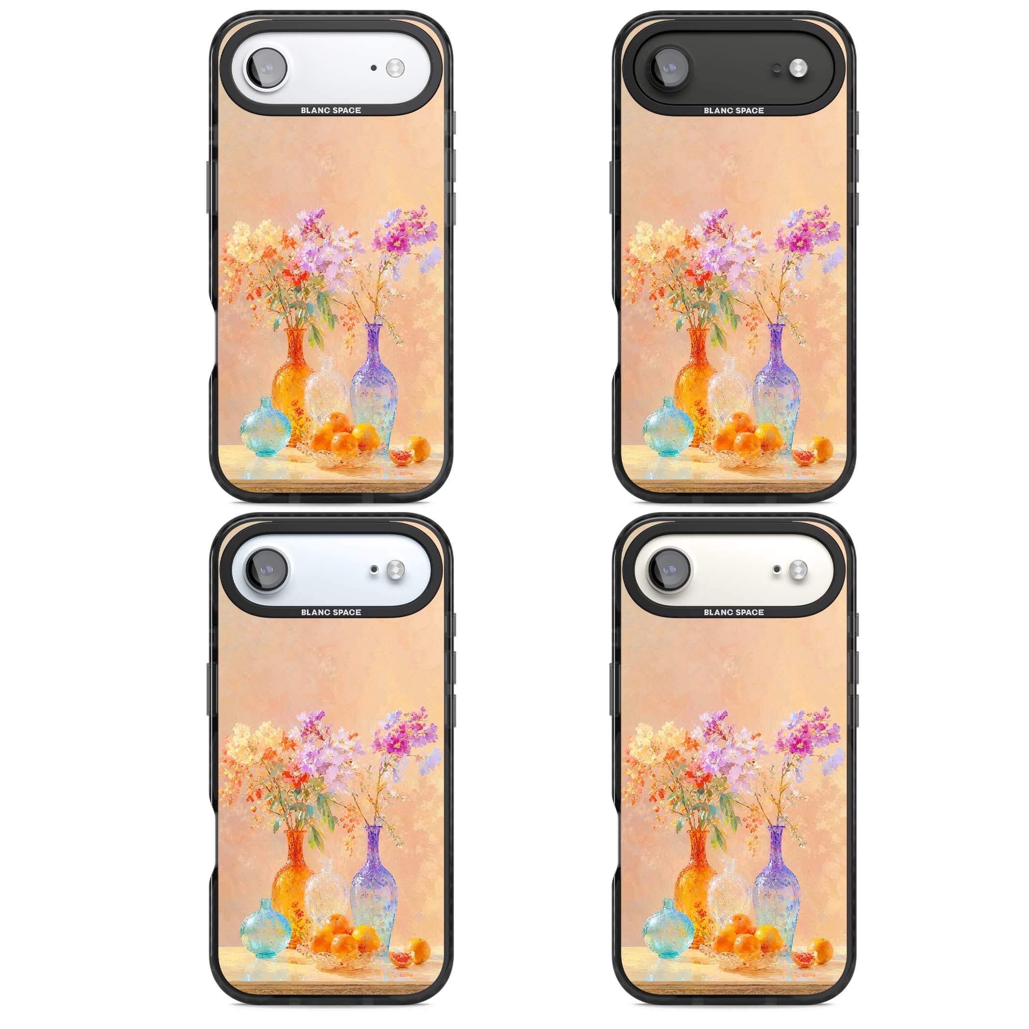 Peach Glass art iPhone case | Clear Impact case for iPhone Air