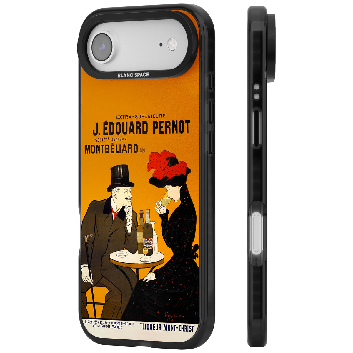 Absinthe, J.Edouard Pernot Poster iPhone Air Impact Black Phone Case side