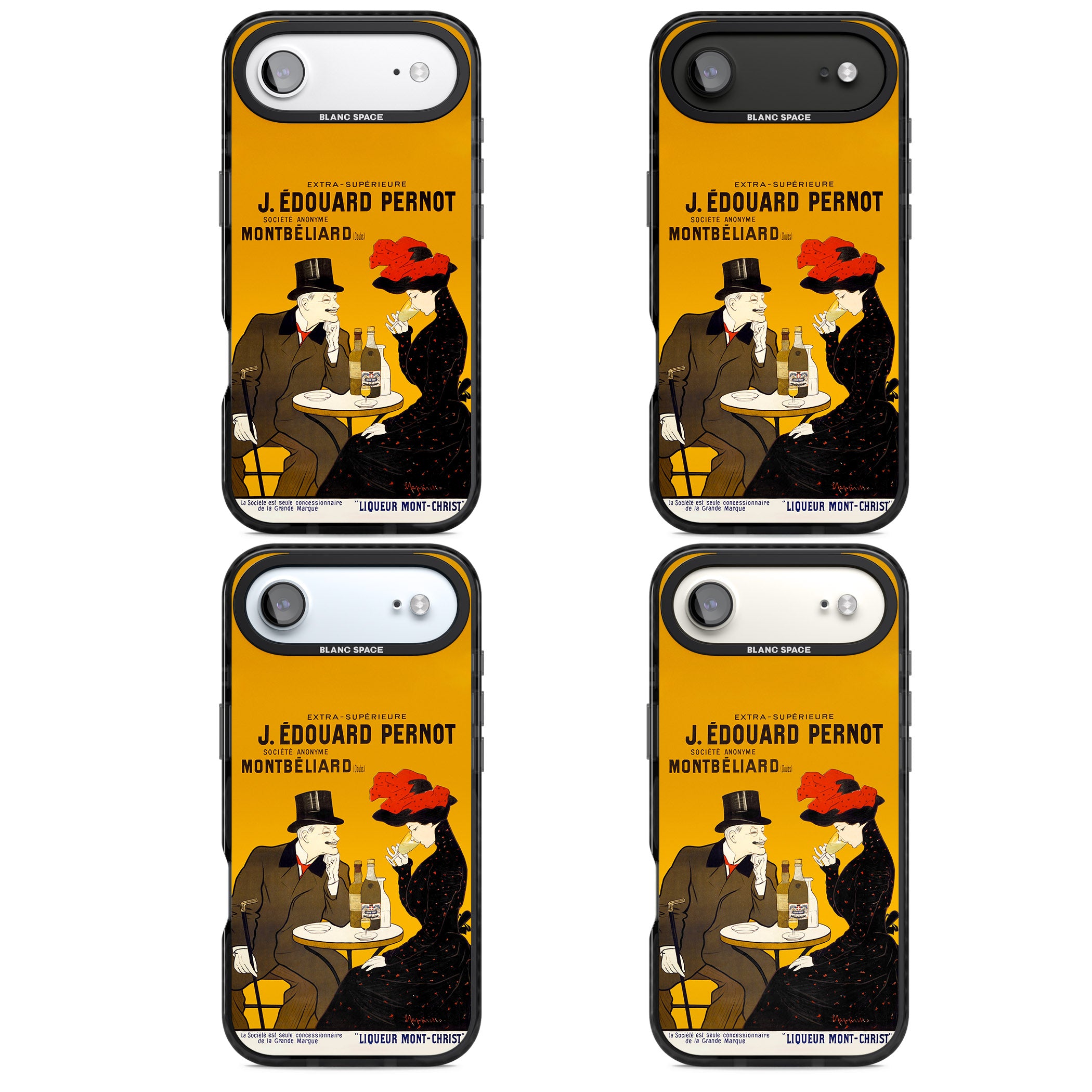 Absinthe, J.Edouard Pernot Poster iPhone 17 Air Impact Black Phone Case APT Impact Protection