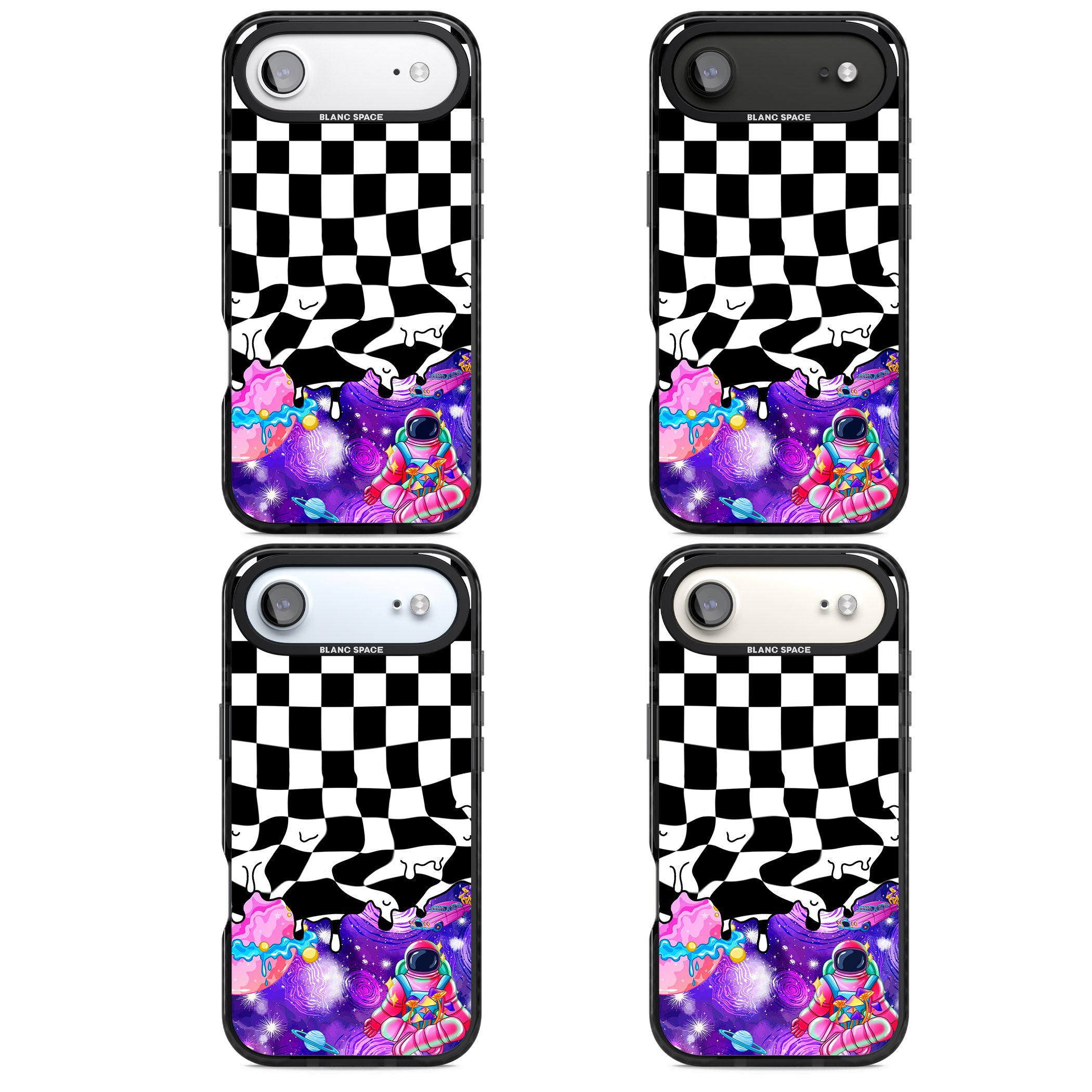 Washed Out iPhone 17 Air Impact Black Phone Case APT Impact Protection