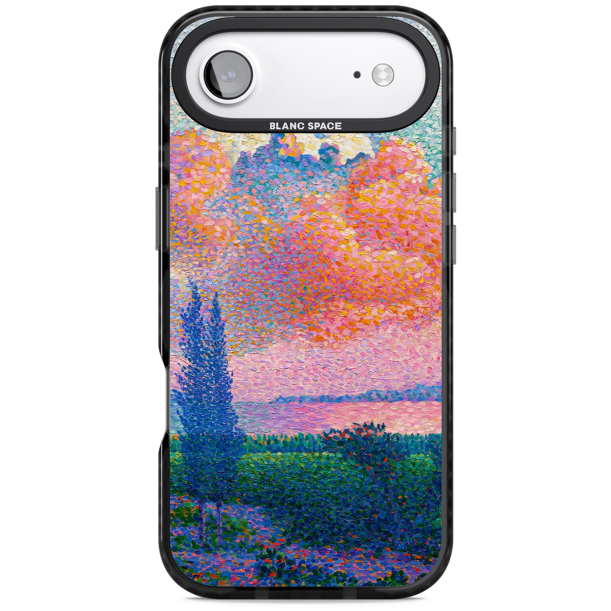 The Pink Cloud iPhone 17 Air Impact Black Phone Case