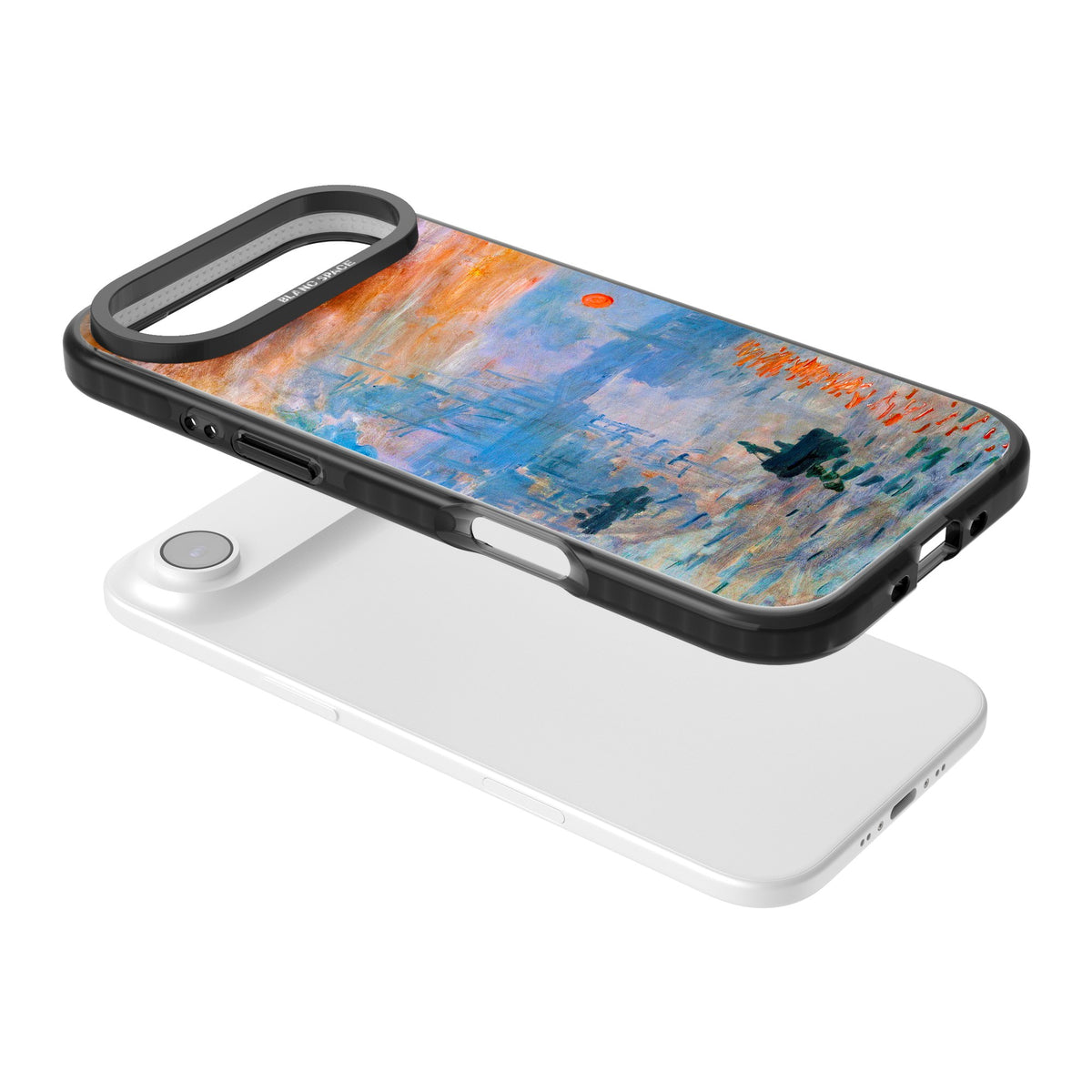 Impression, Sunrise iPhone Air Impact Black Phone Case angled