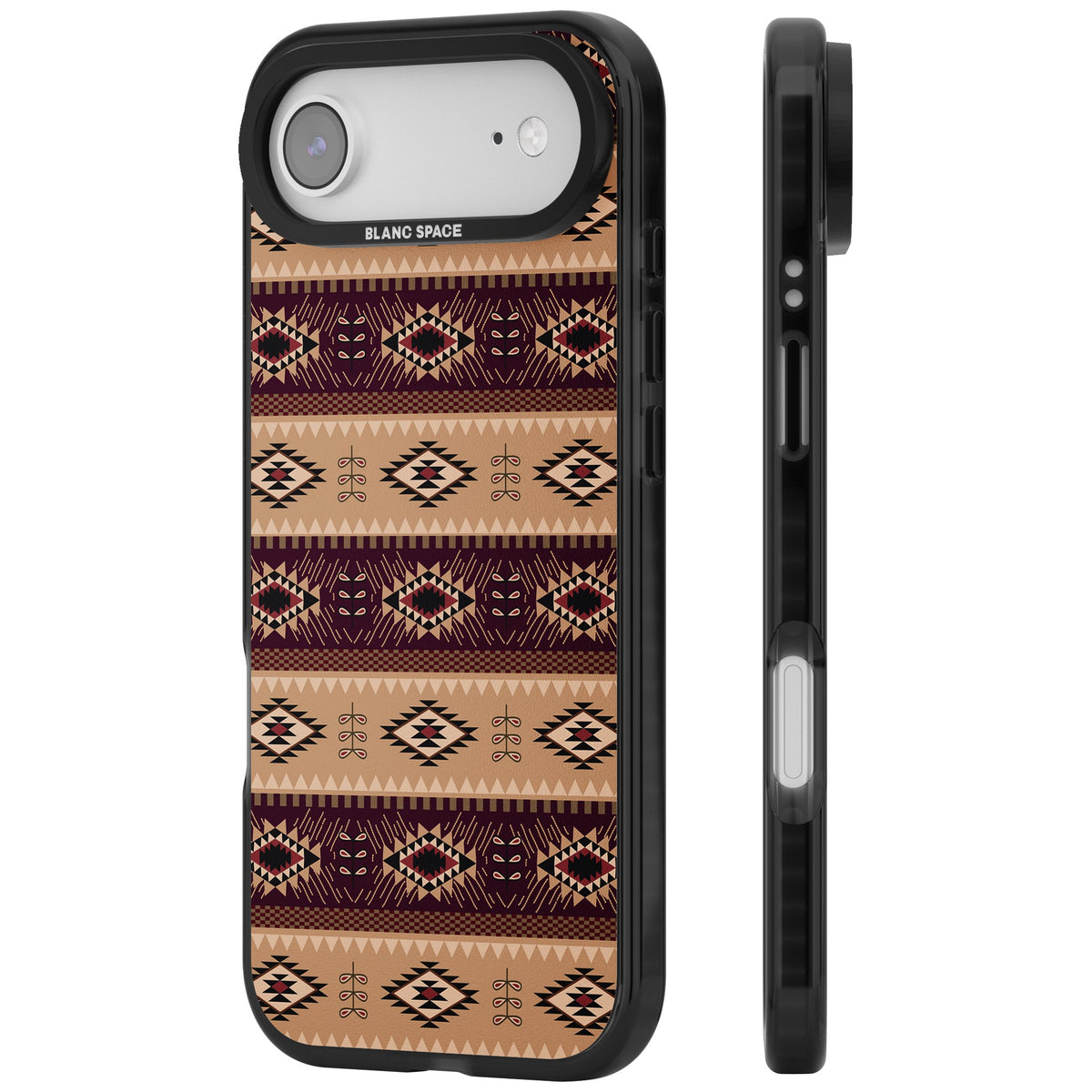 Western Poncho iPhone Air Impact Black Phone Case side