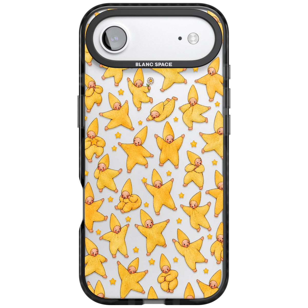 Dancing Star Babies iPhone Air Impact Black Phone Case front