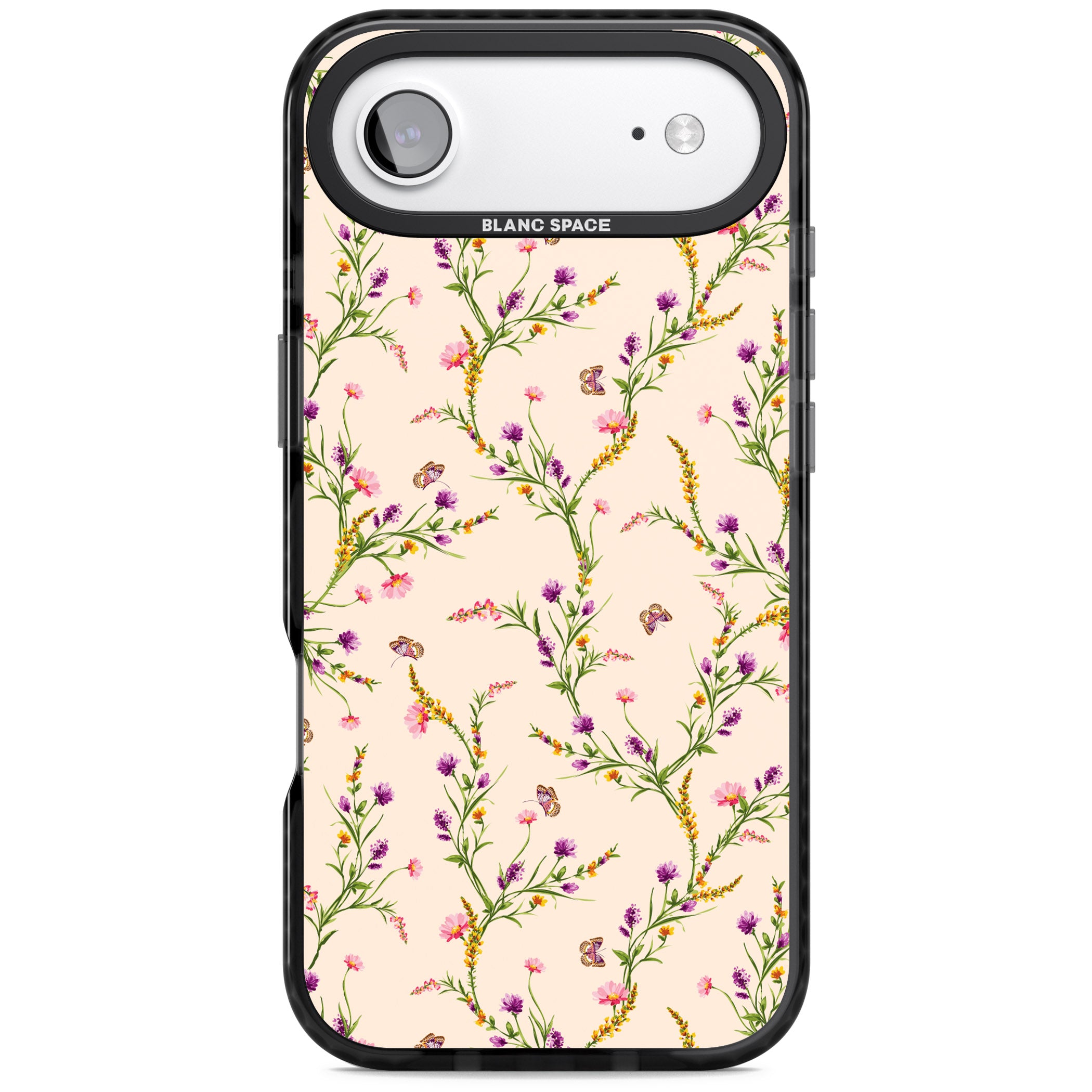 Meadow Wildflowers iPhone 17 Air Impact Black Phone Case