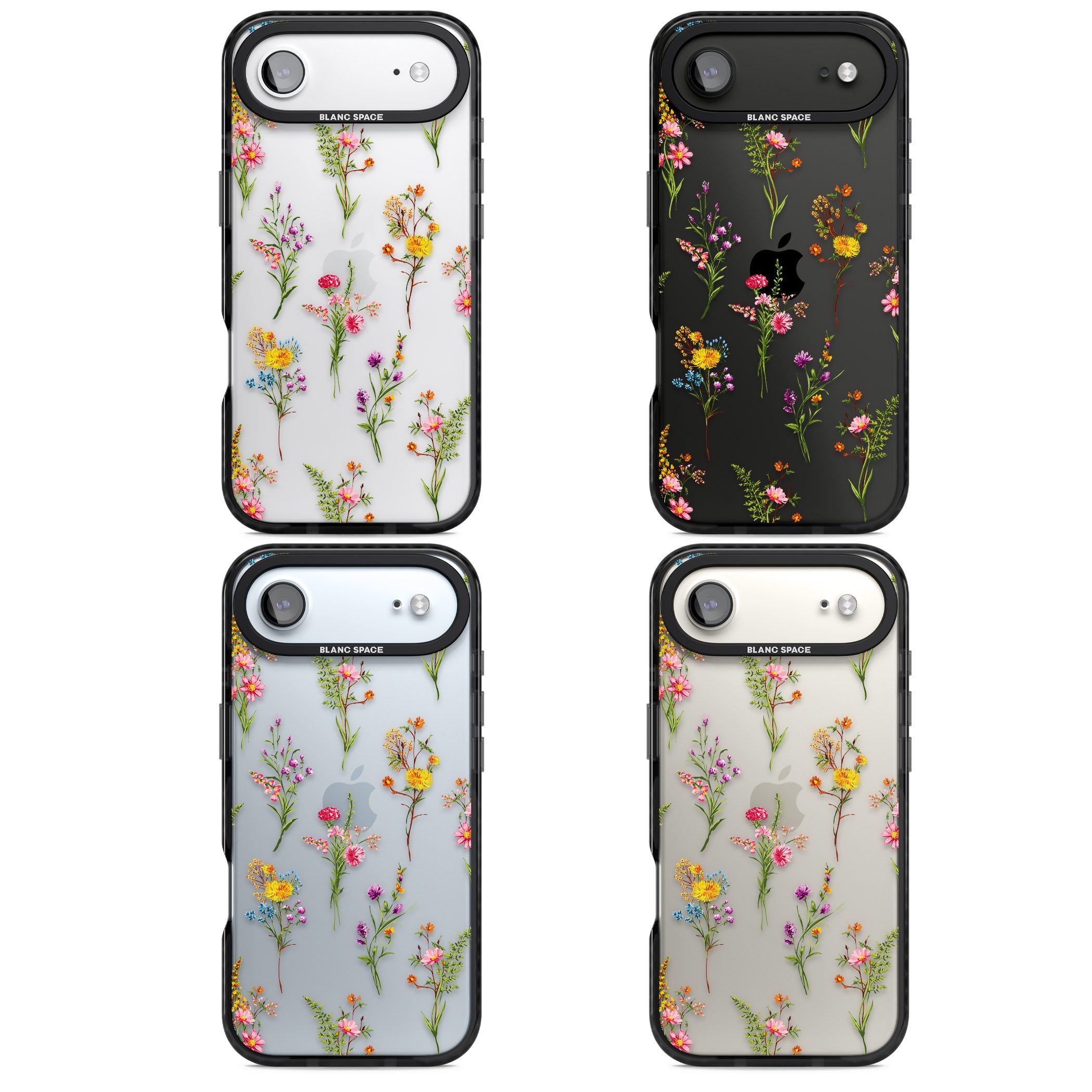 Picked Wildflowers iPhone 17 Air Impact Black Phone Case APT Impact Protection
