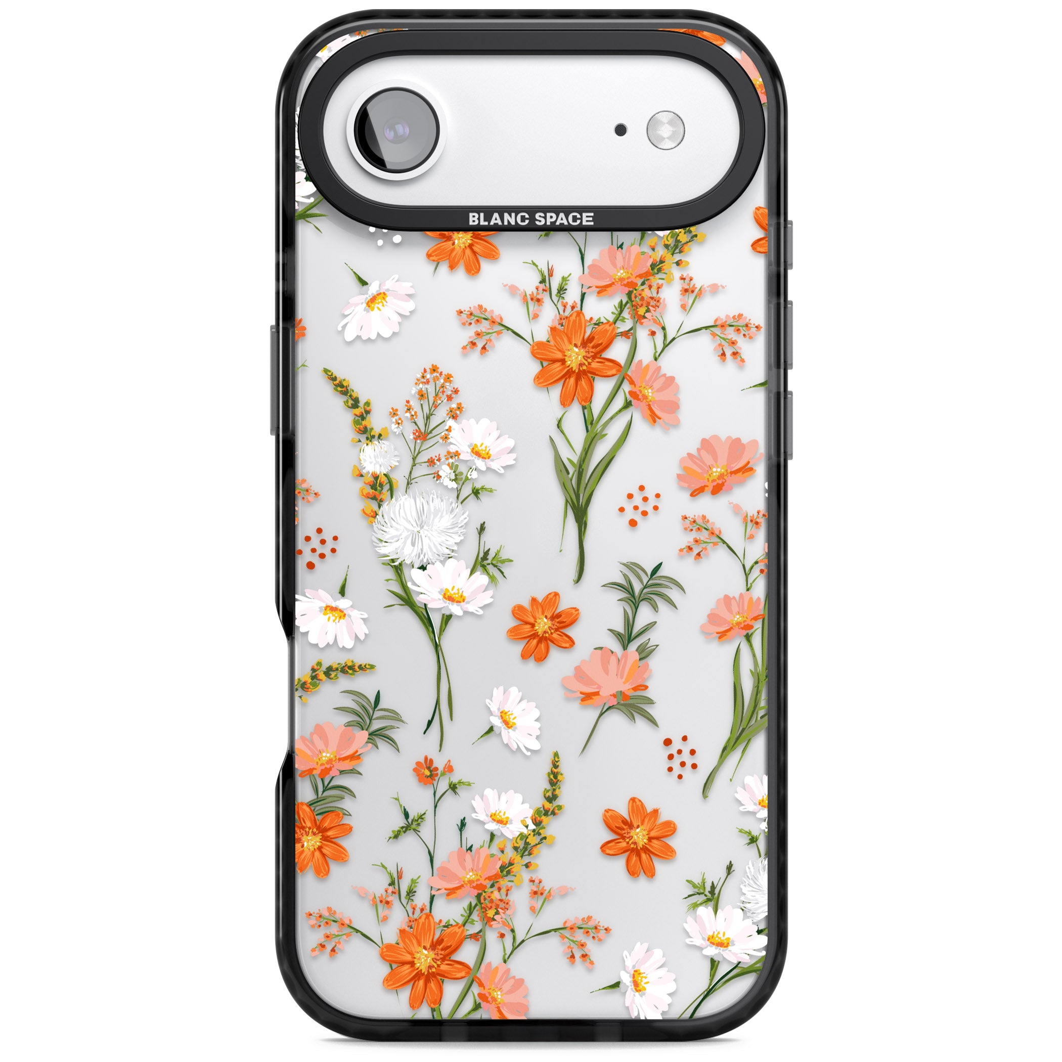 Sunset Wildflowers iPhone 17 Air Impact Black Phone Case