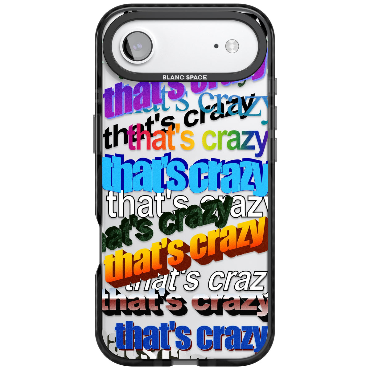 That's Crazy iPhone Air Impact Black Phone Case front