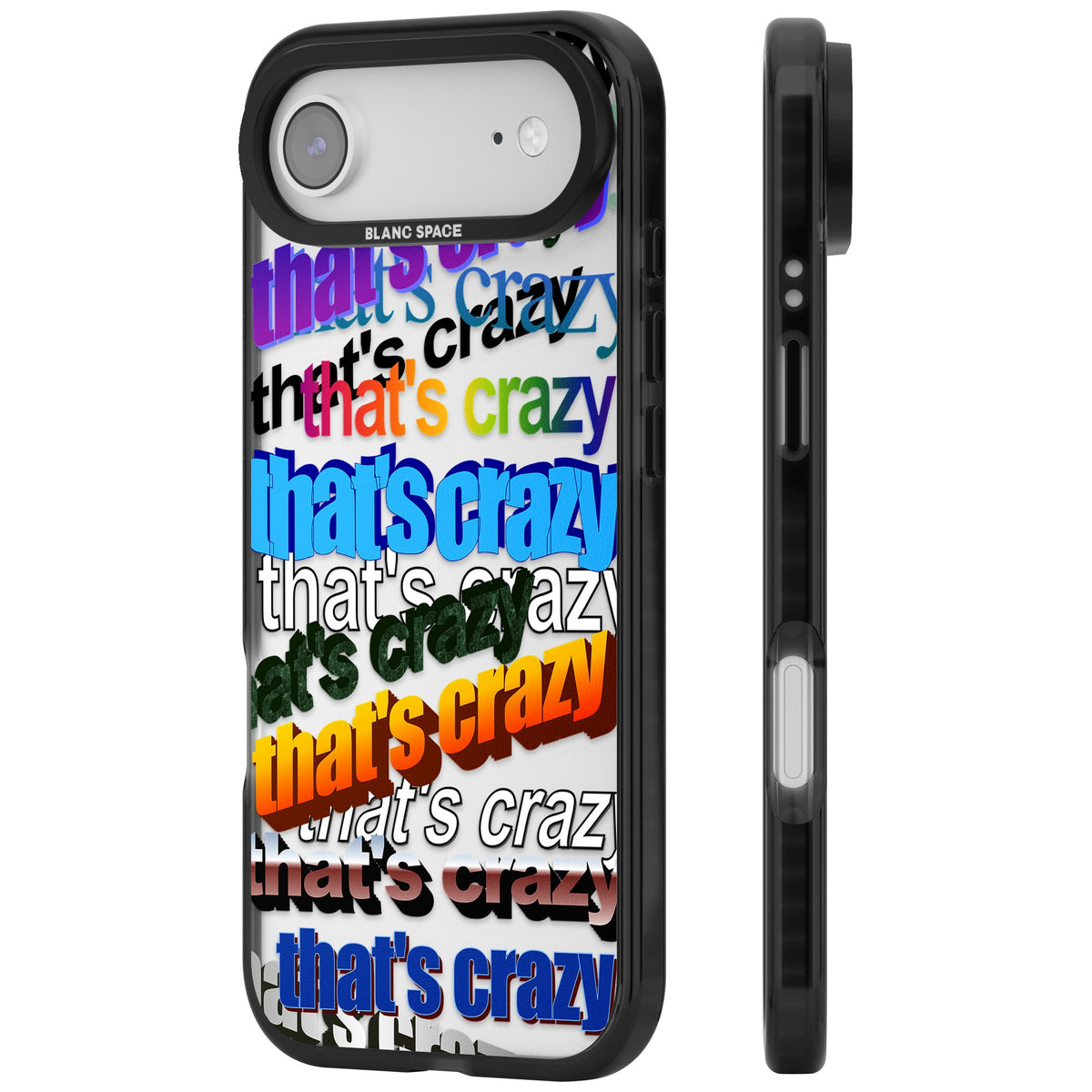 That's Crazy iPhone Air Impact Black Phone Case side