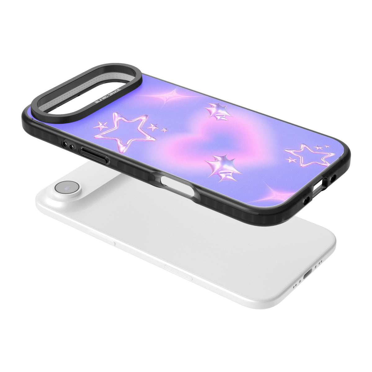Soft Sugar iPhone Air Impact Black Phone Case angled