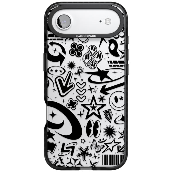Black Y2K Pattern