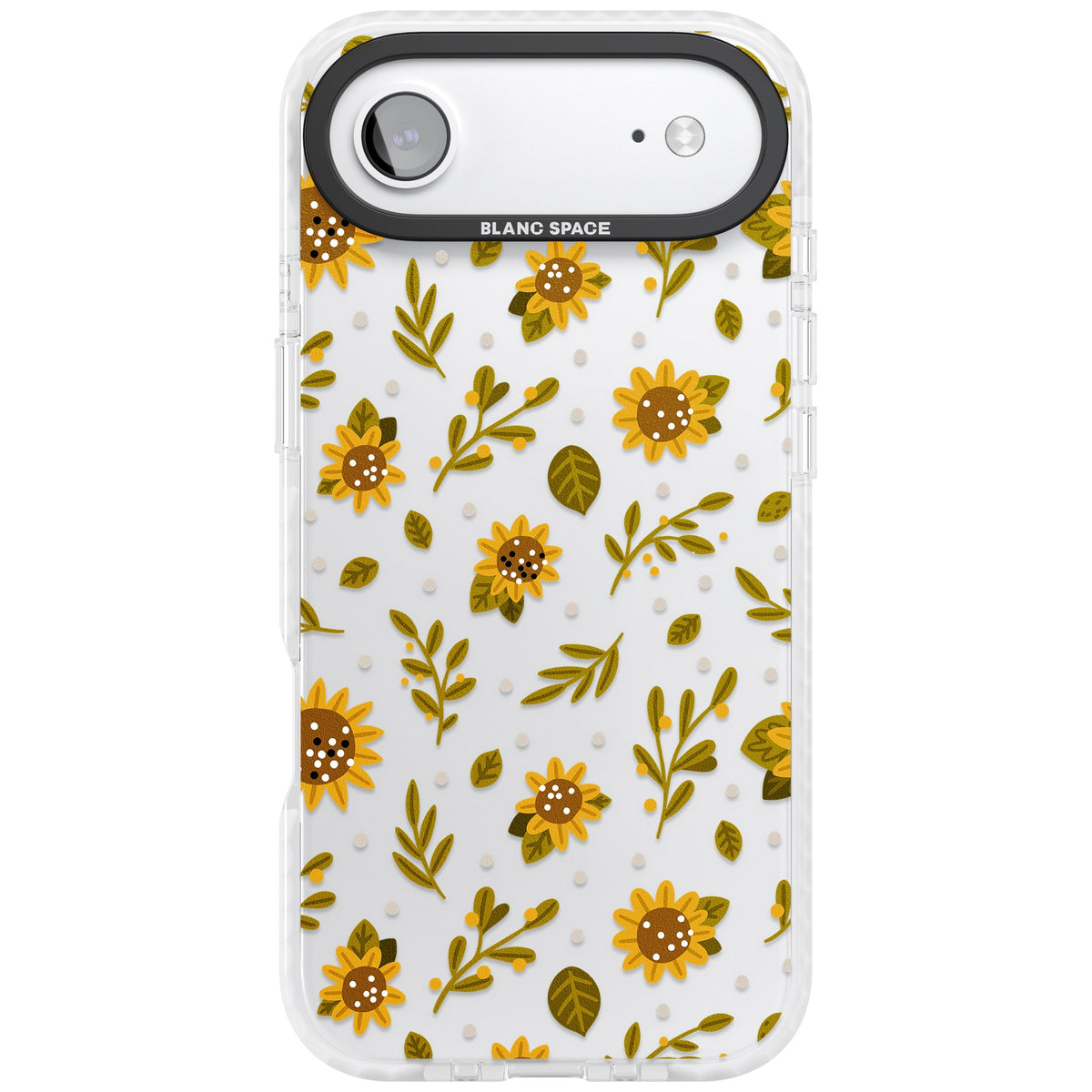 Bees & Sunflowers iPhone Air Impact Clear Phone Case front