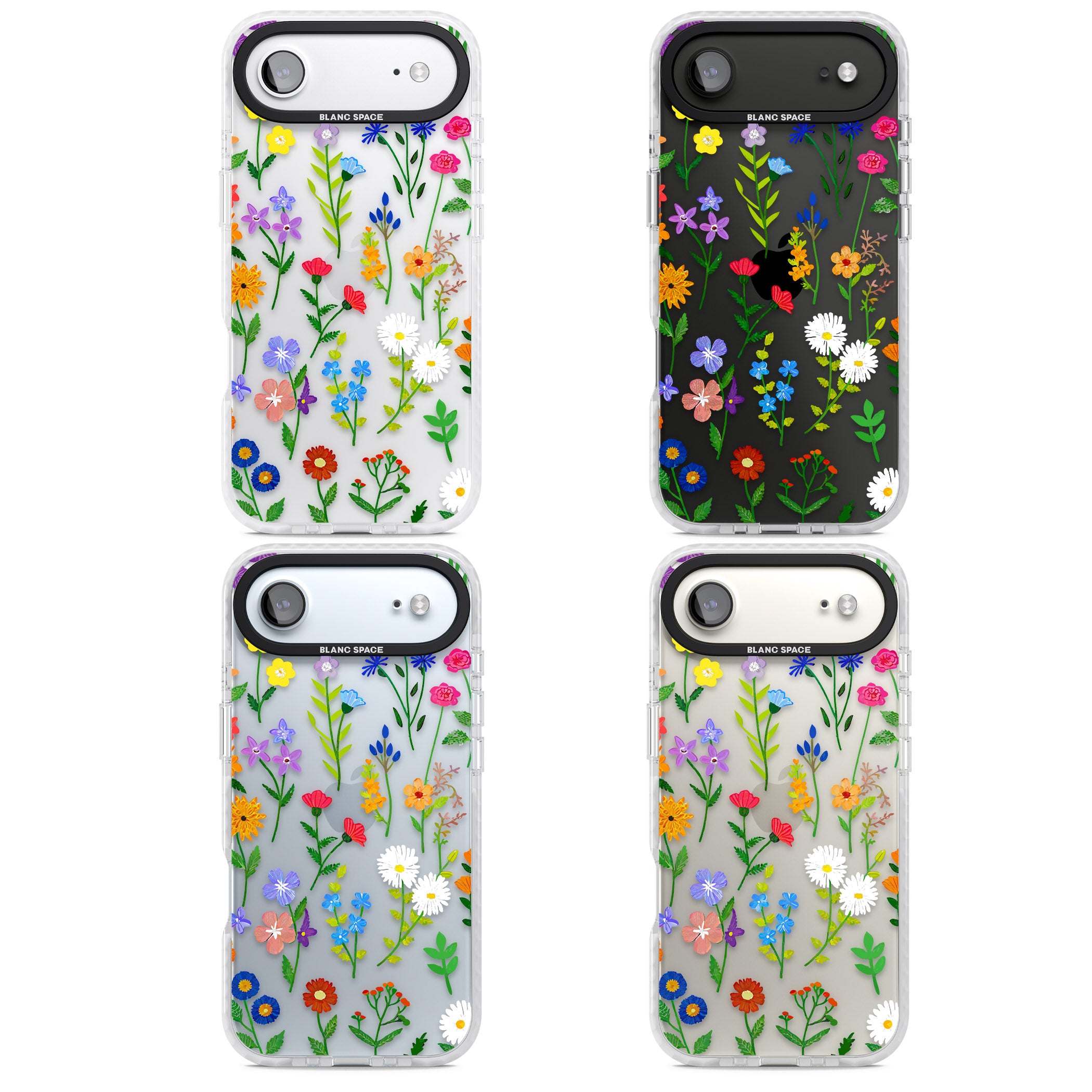 Wildflower Garden iPhone 17 Air Impact Clear Phone Case APT Impact Protection