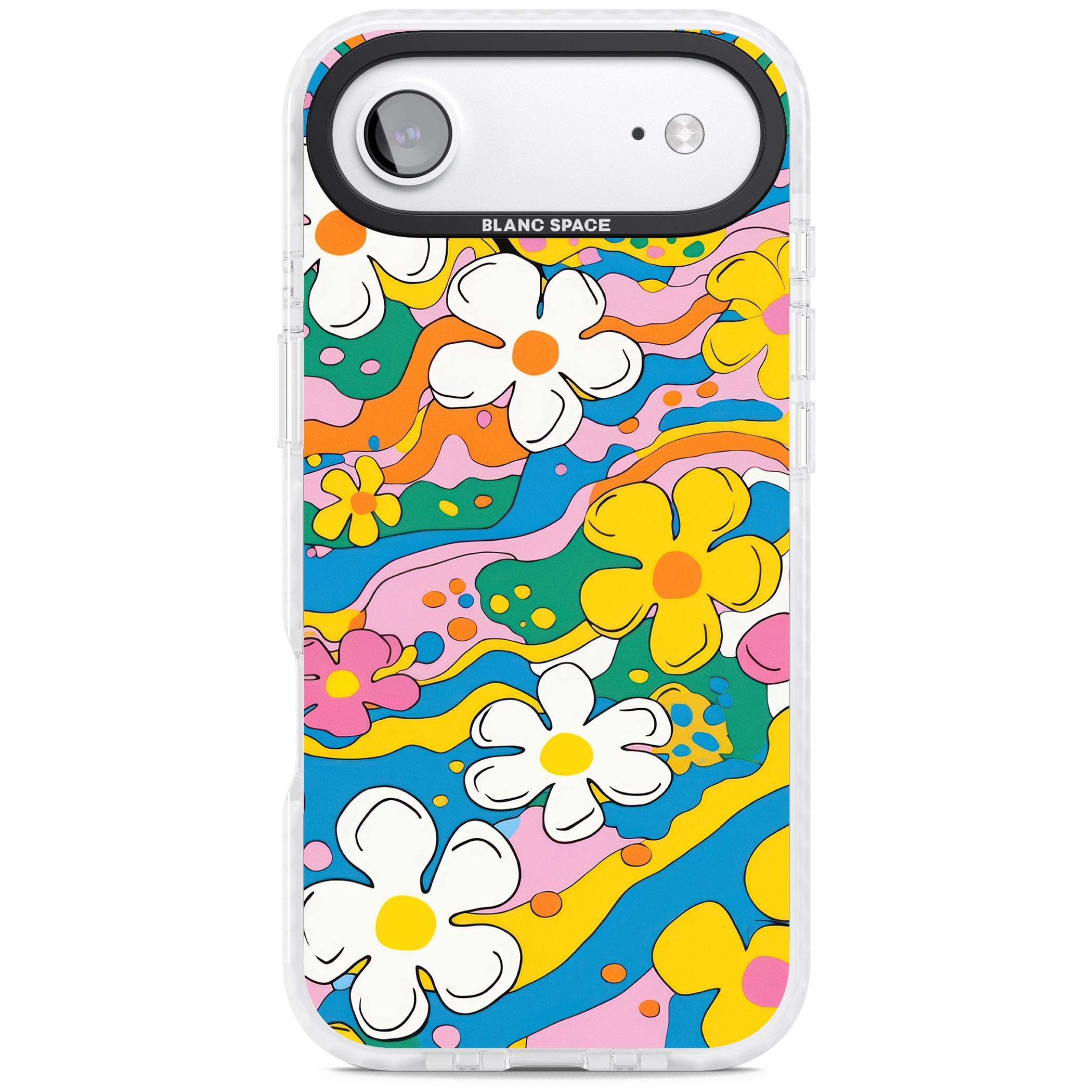 Vibrant Bloom iPhone 17 Air Impact Clear Phone Case