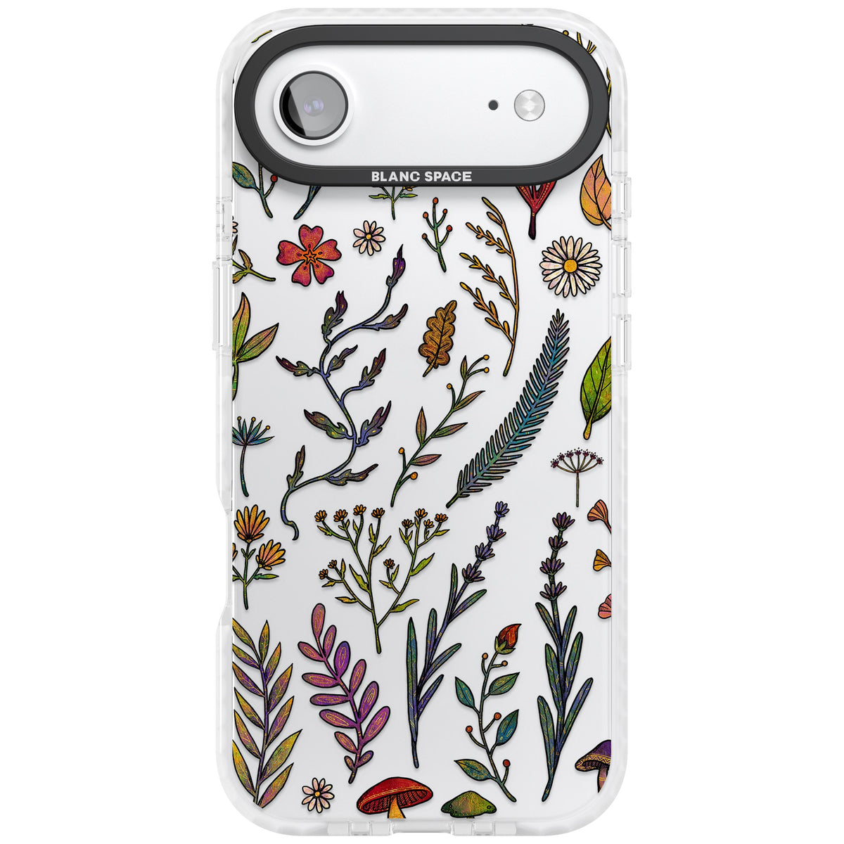 Autumn Wildflowers iPhone Air Impact Clear Phone Case front