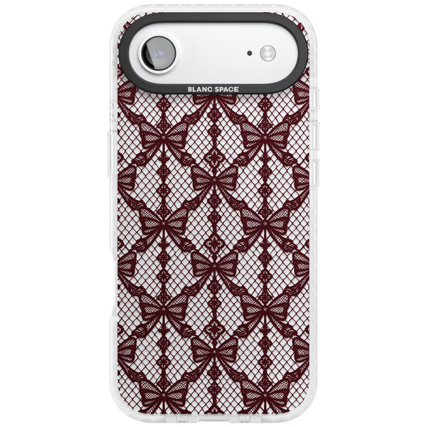 Burgundy Bow Lace