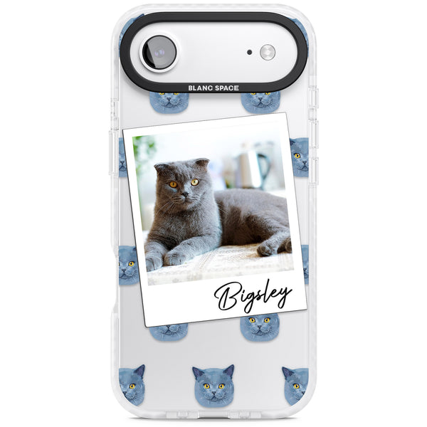 Personalised English Blue Cat Photo