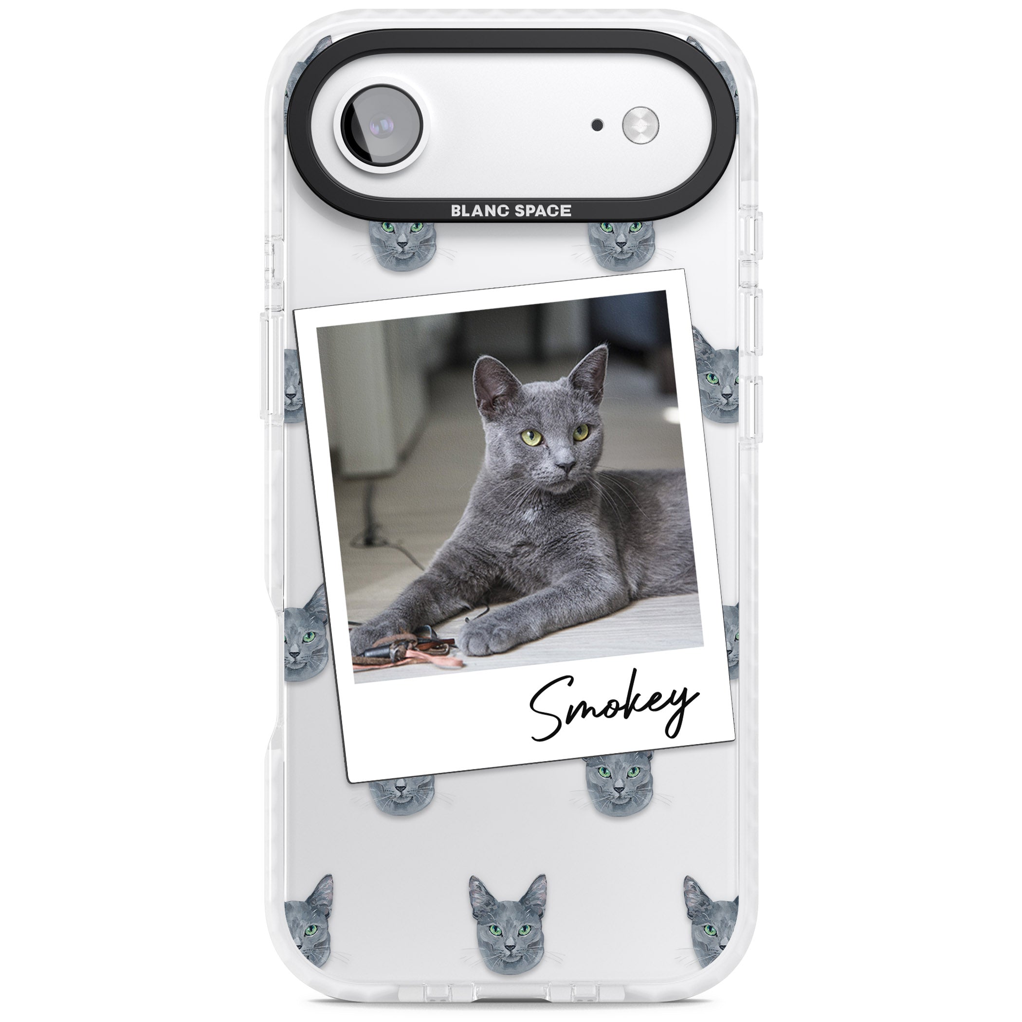 Personalised Korat Cat Photo iPhone 17 Air Impact Clear Phone Case
