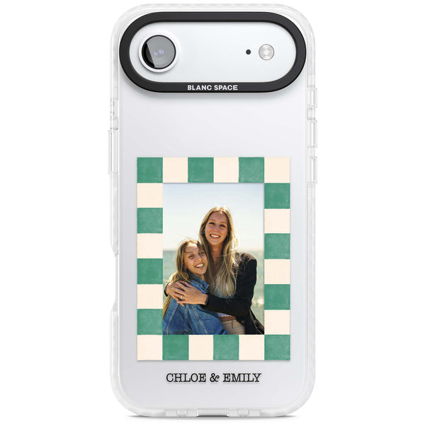 Personalised Seafoam Check Photo