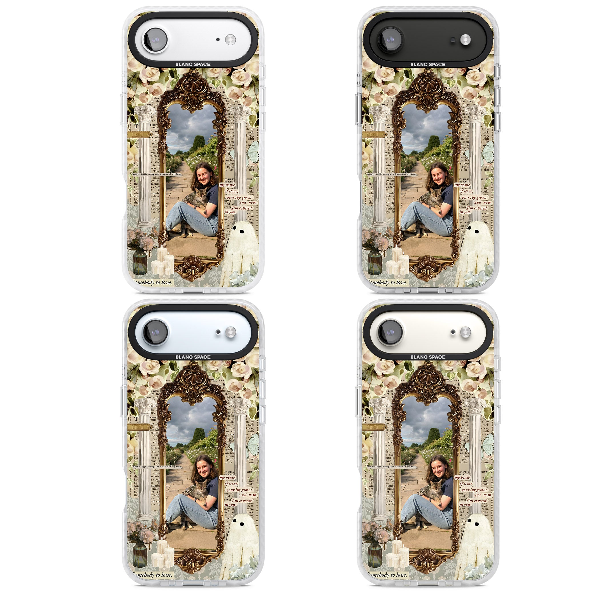 Personalised Soft Vintage Frame iPhone 17 Air Impact Clear Phone Case APT Impact Protection