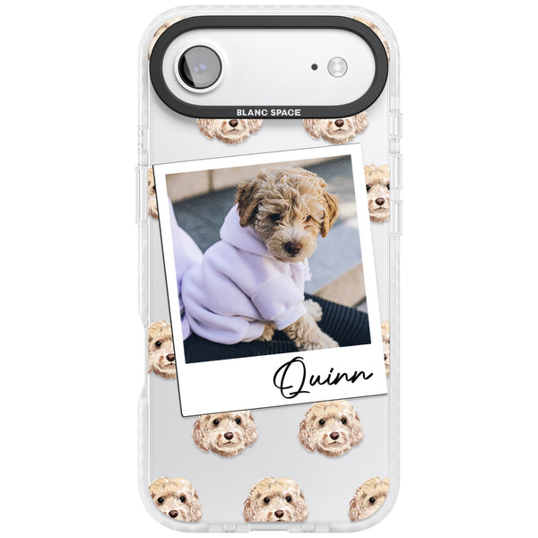 Personalised Cream Cockapoo Instant Camera Photo