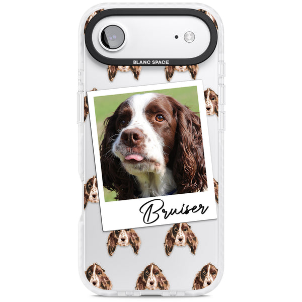 Personalised Springer Spaniel Instant Camera Photo