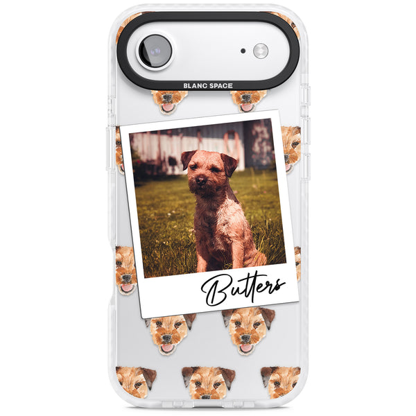 Personalised Border Terrier Instant Camera Photo