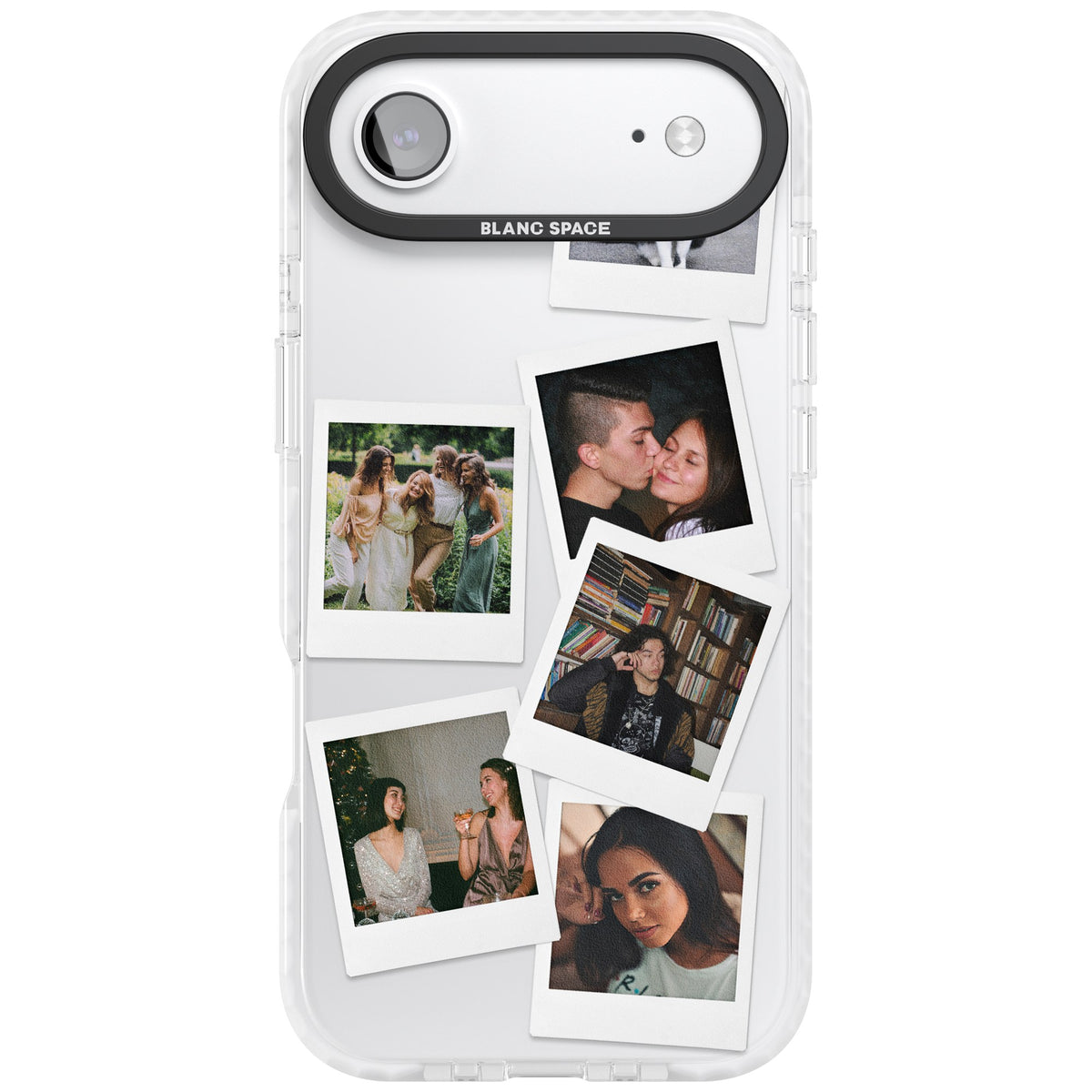 Personalised Classic Instant Photos iPhone Air Impact Clear Phone Case front