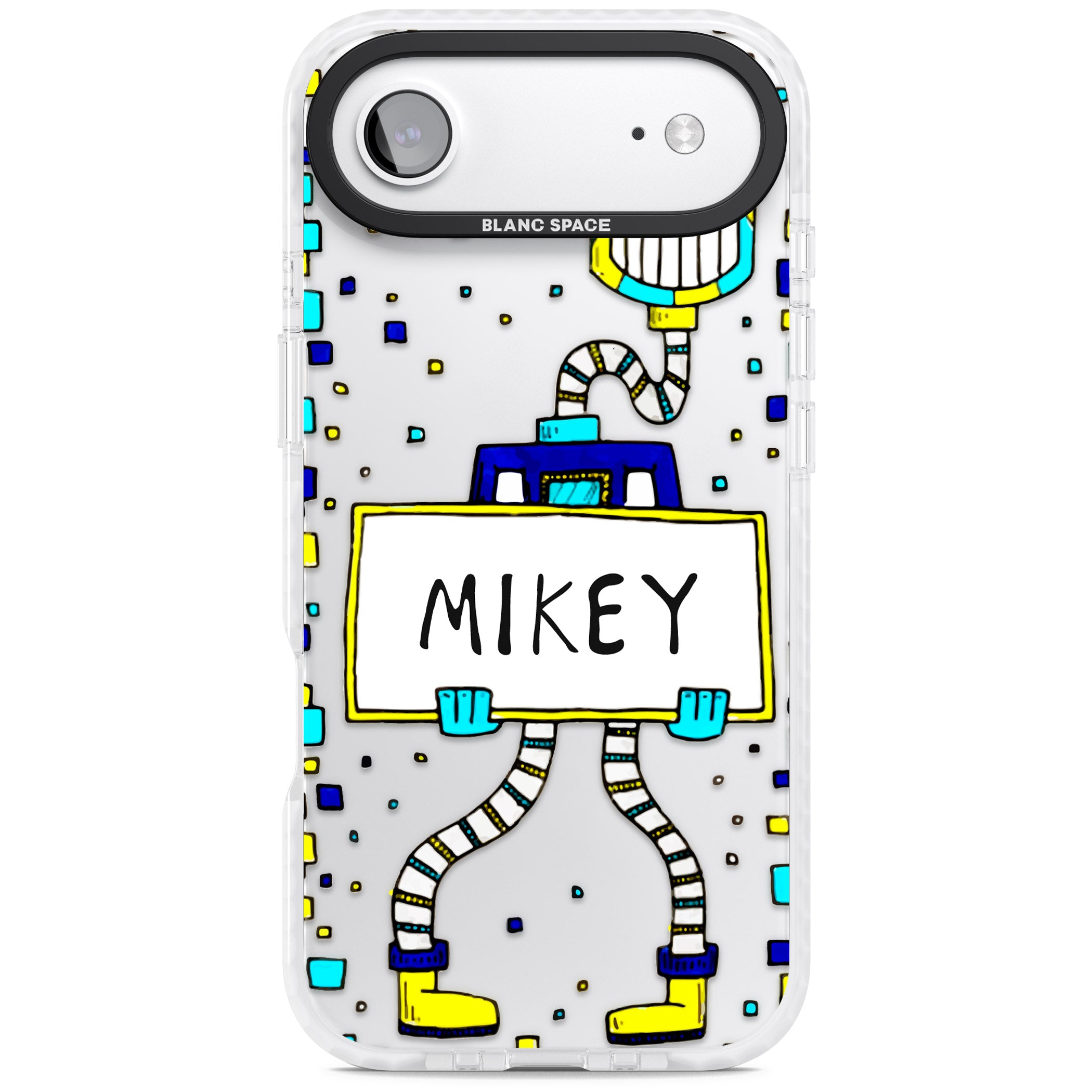 Personalised Tubes Guy iPhone 17 Air Impact Clear Phone Case