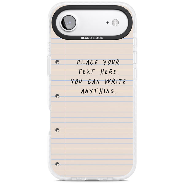 Personalised Lined Paper