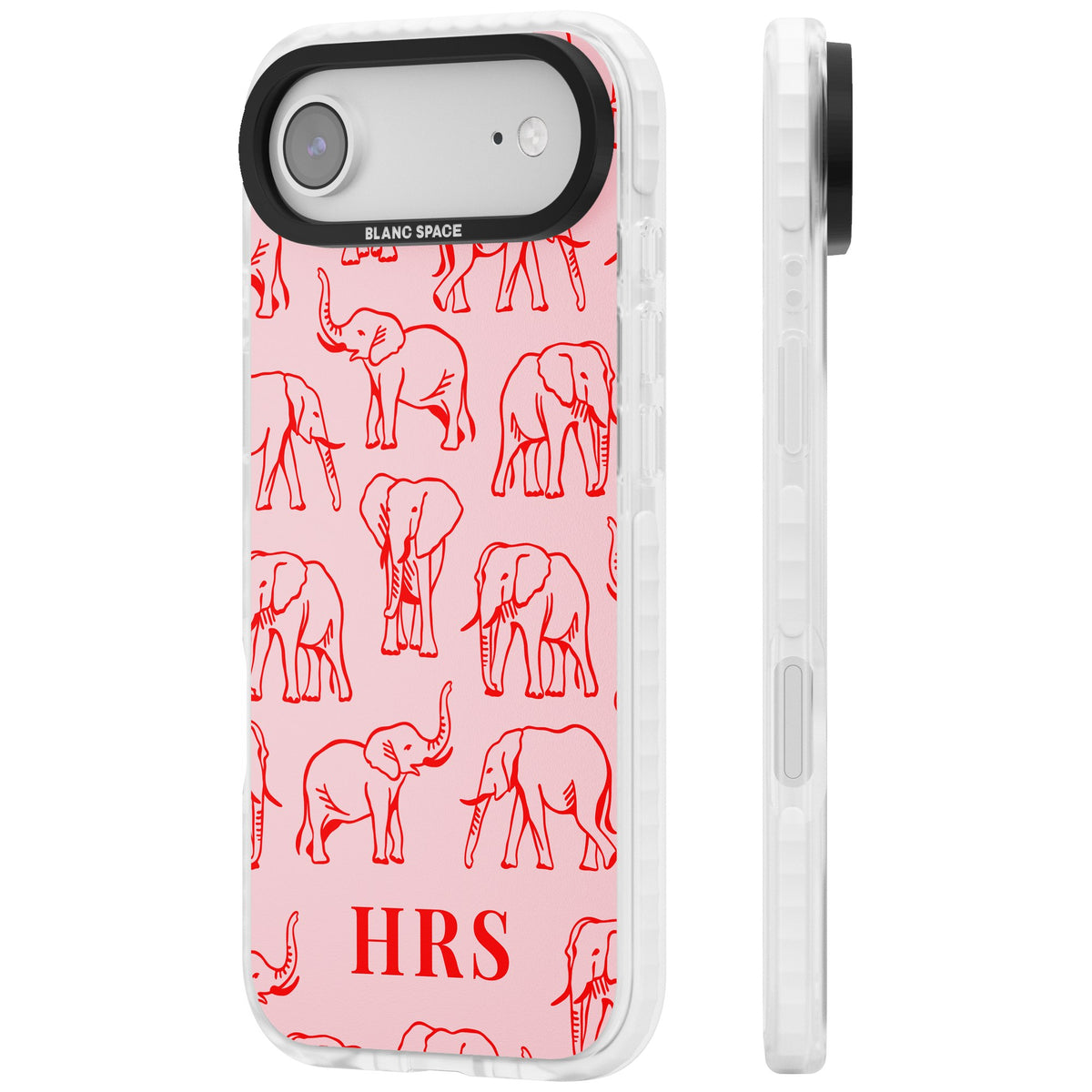 Scarlett Elephants iPhone Air Impact Clear Phone Case side
