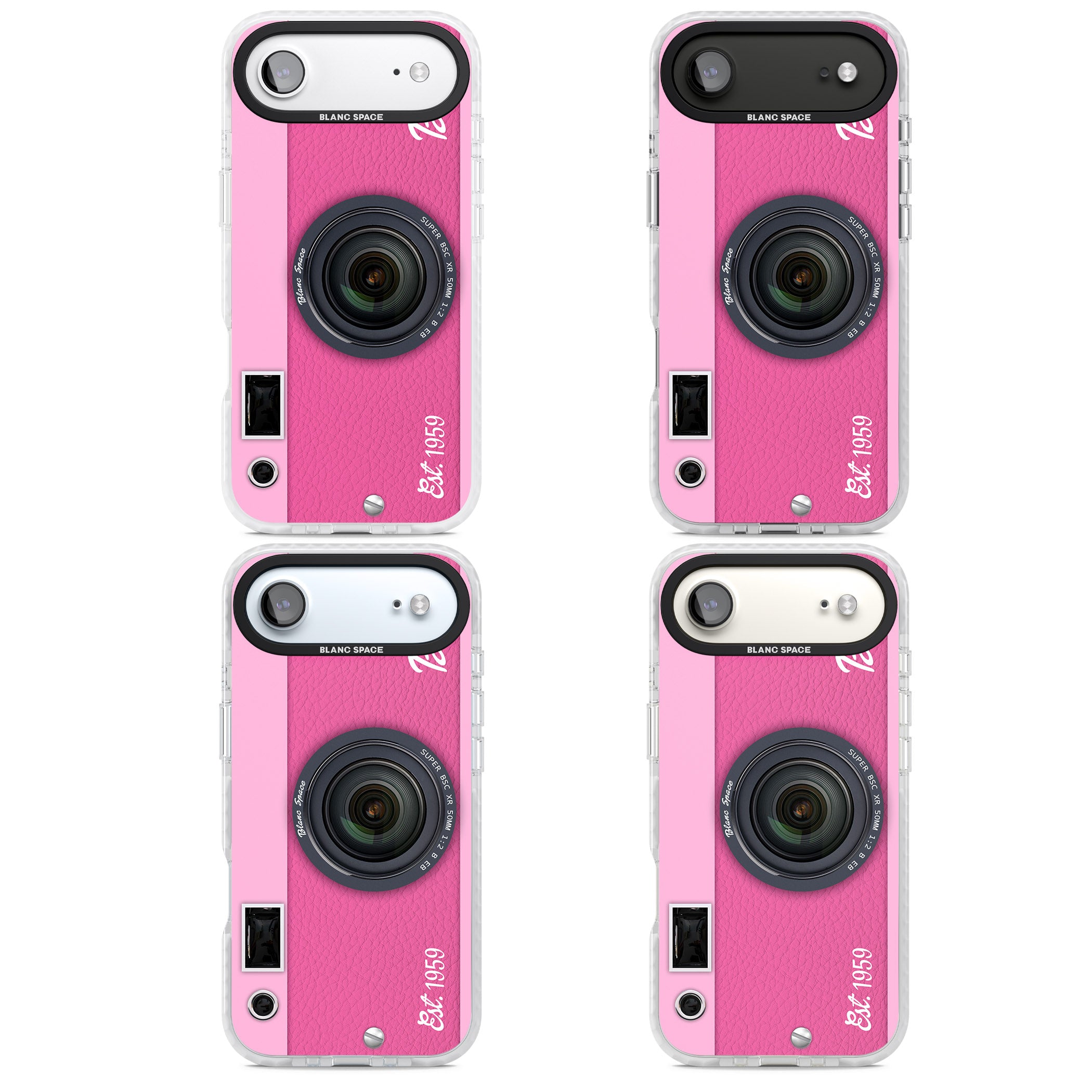 Personalised Pink Dream Camera iPhone 17 Air Impact Clear Phone Case APT Impact Protection