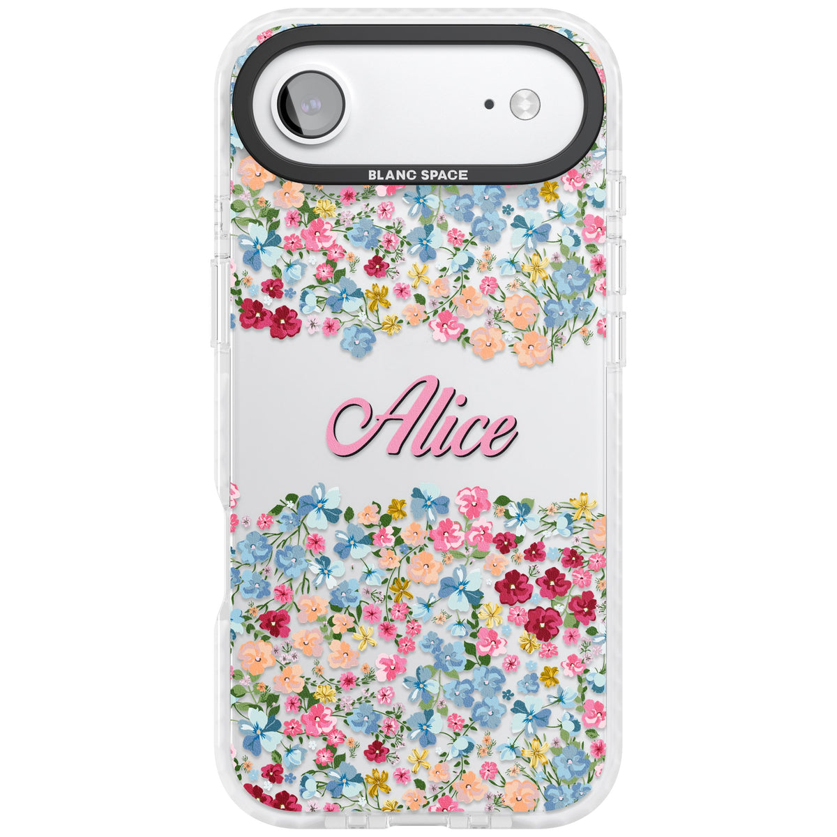 Personalised Venetian Meadow iPhone Air Impact Clear Phone Case front