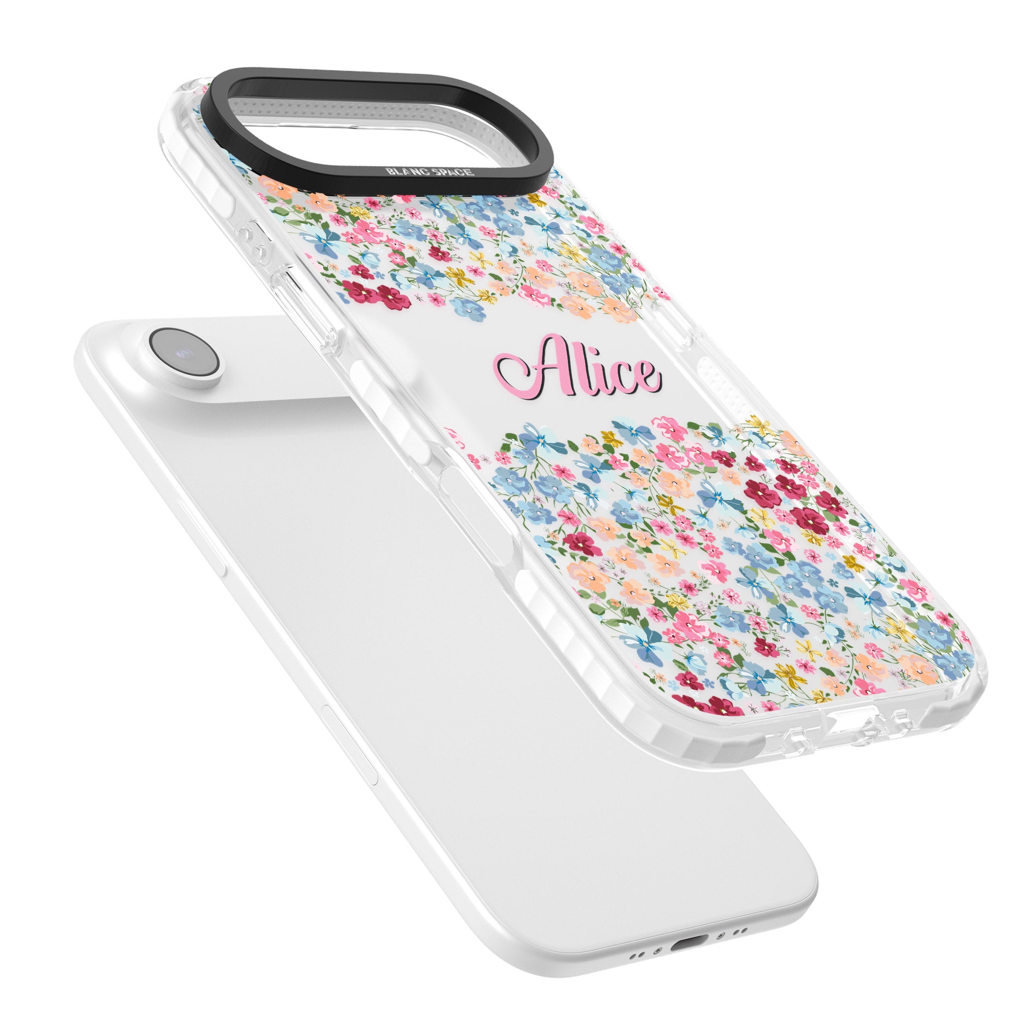Personalised Venetian Meadow iPhone 17 Air Impact Clear Phone Case Colours