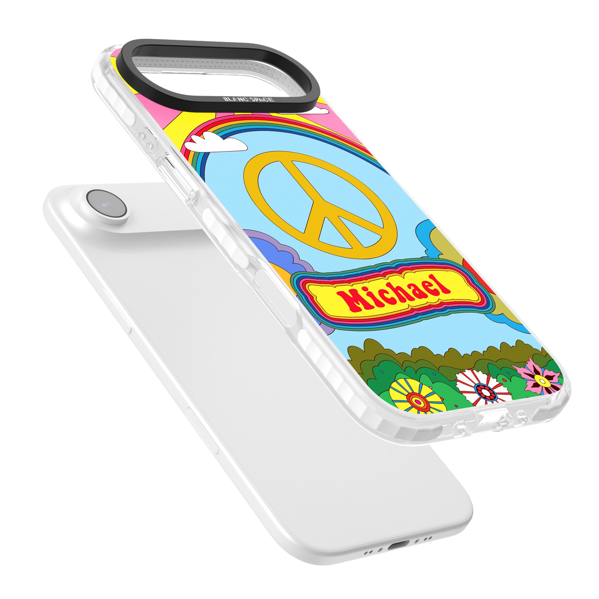 Personalised Happy Days iPhone 17 Air Impact Clear Phone Case Colours