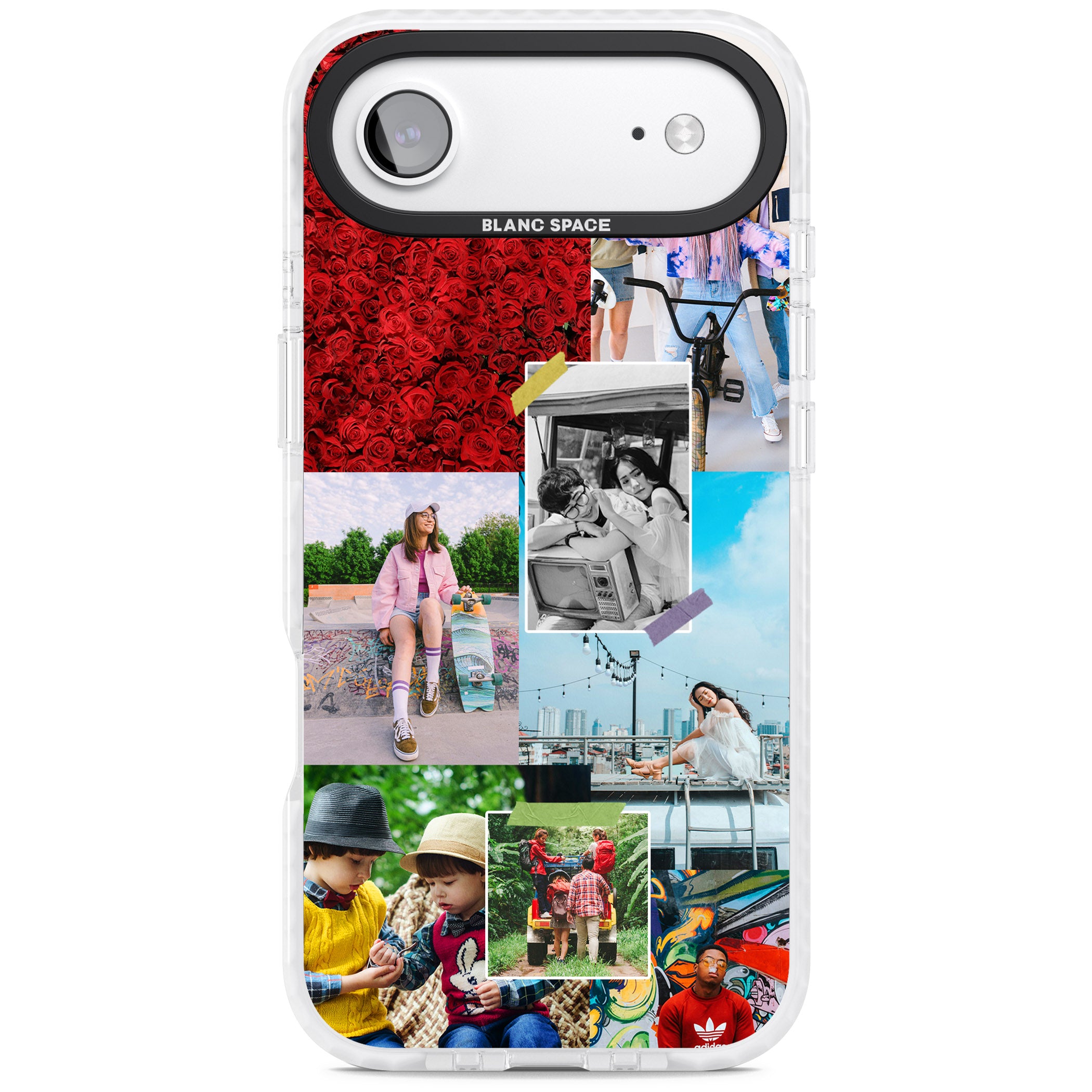 Personalised Photo Collage iPhone 17 Air Impact Clear Phone Case