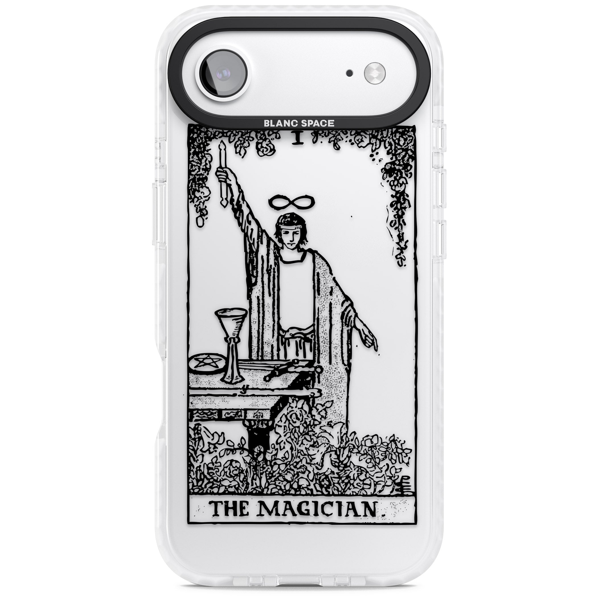 Personalised The Magician Tarot Transparent iPhone 17 Air Impact Clear Phone Case