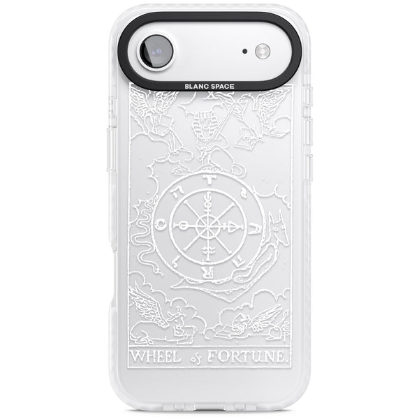 Personalised Wheel Of Fortune Tarot Card (White)