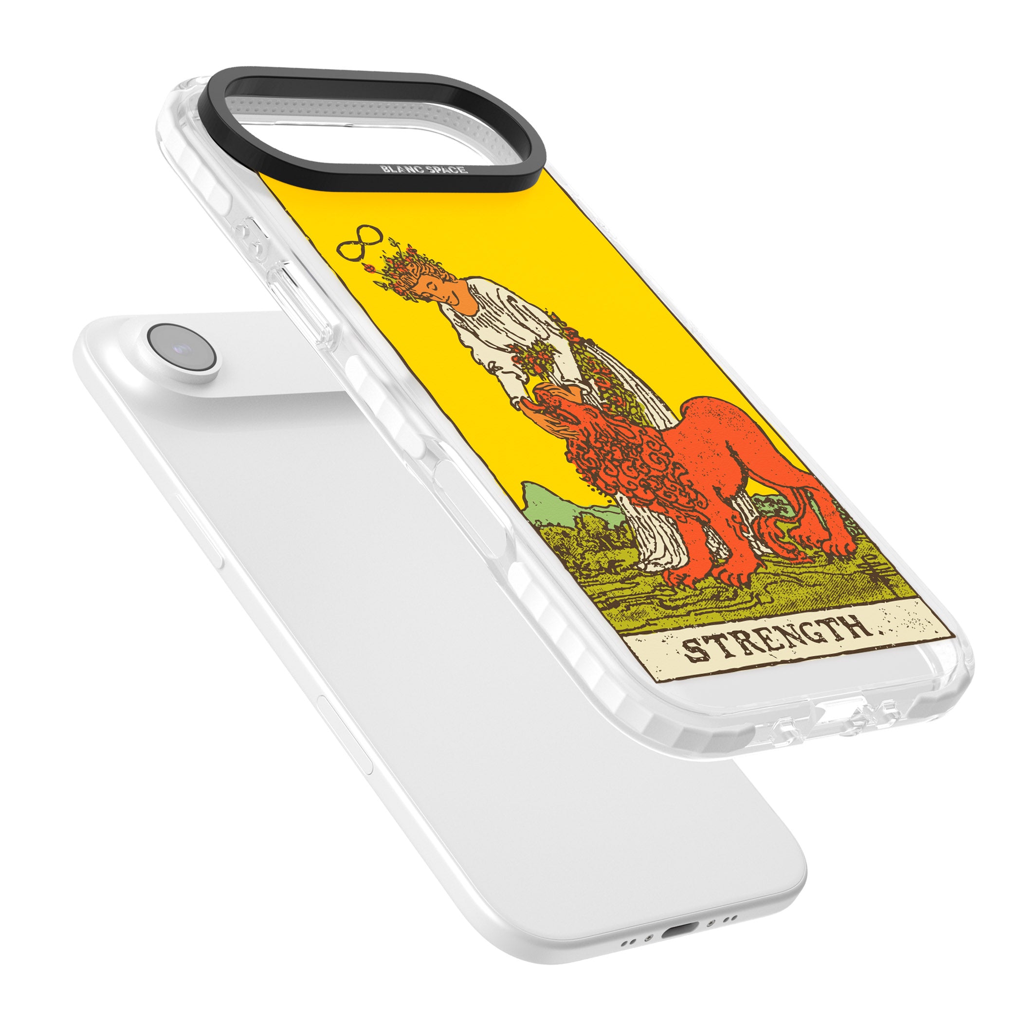 Personalised Strength Tarot Card (Color) iPhone 17 Air Impact Clear Phone Case Colours