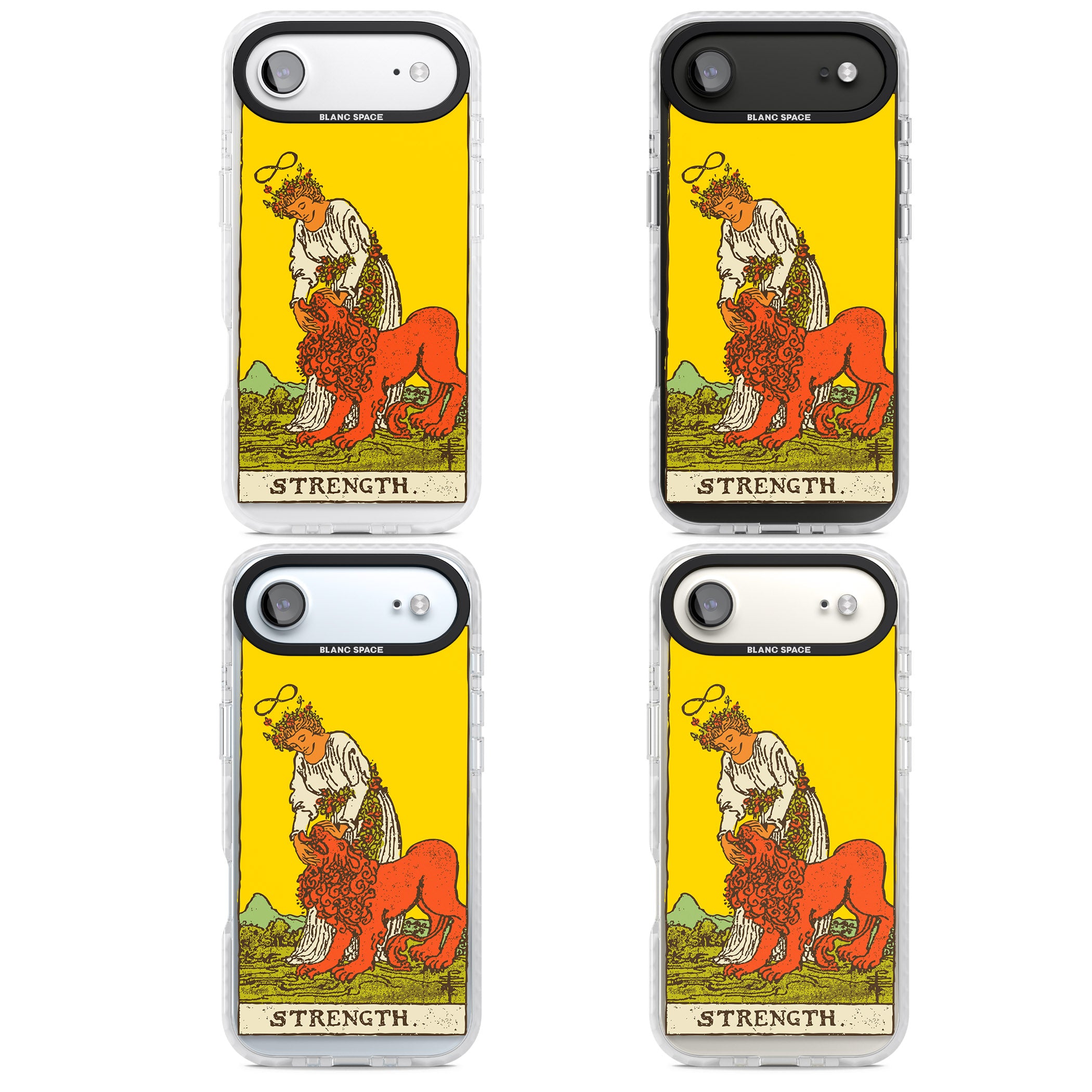 Personalised Strength Tarot Card (Color) iPhone 17 Air Impact Clear Phone Case APT Impact Protection