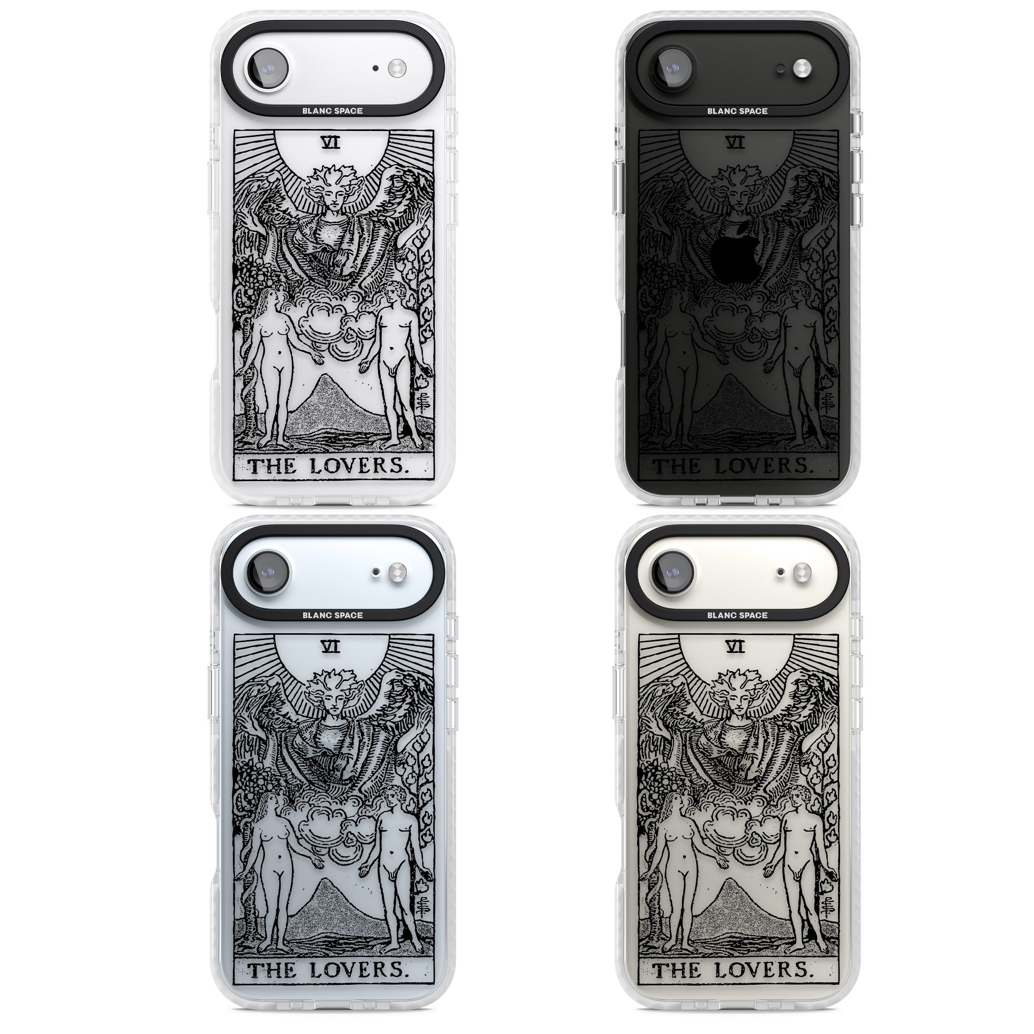 Personalised The Lovers Tarot Card (Clear) iPhone 17 Air Impact Clear Phone Case APT Impact Protection