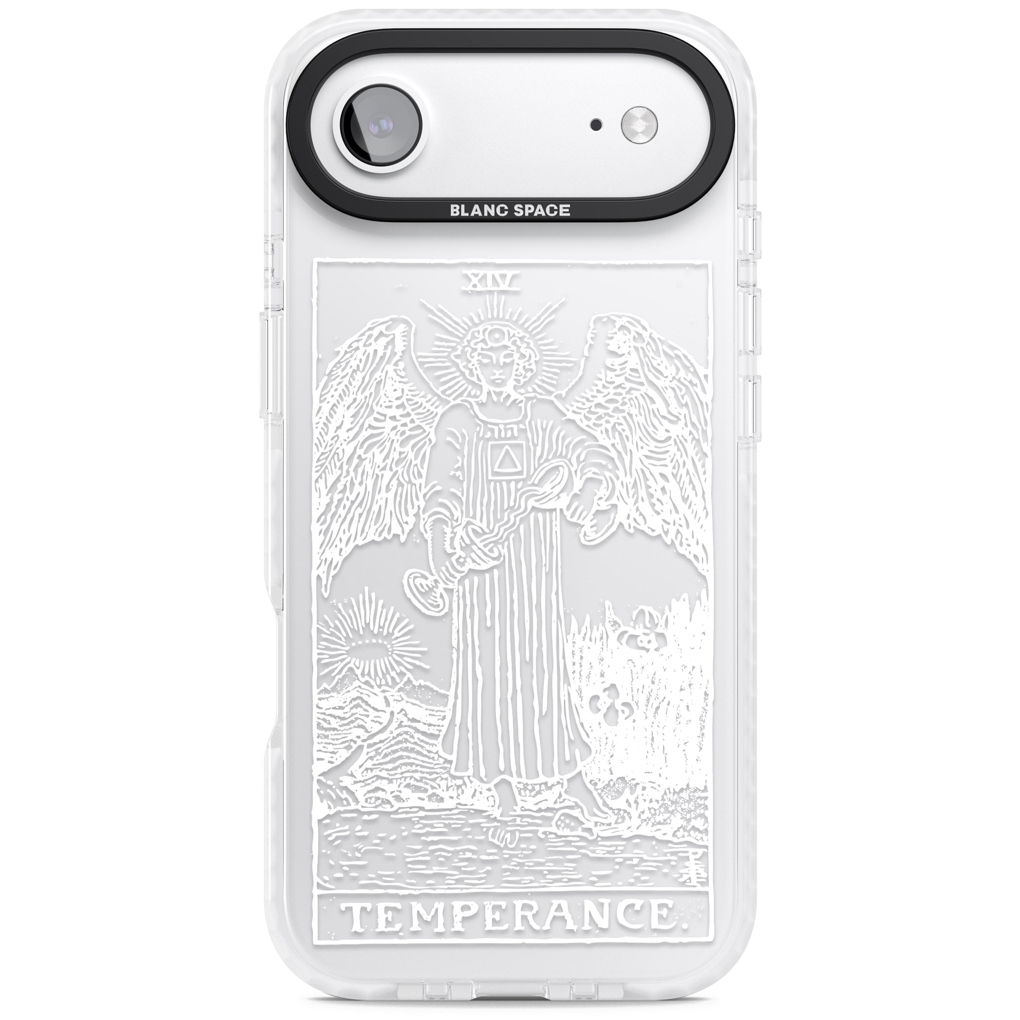 Personalised Temperance Tarot Card (White) iPhone 17 Air Impact Clear Phone Case