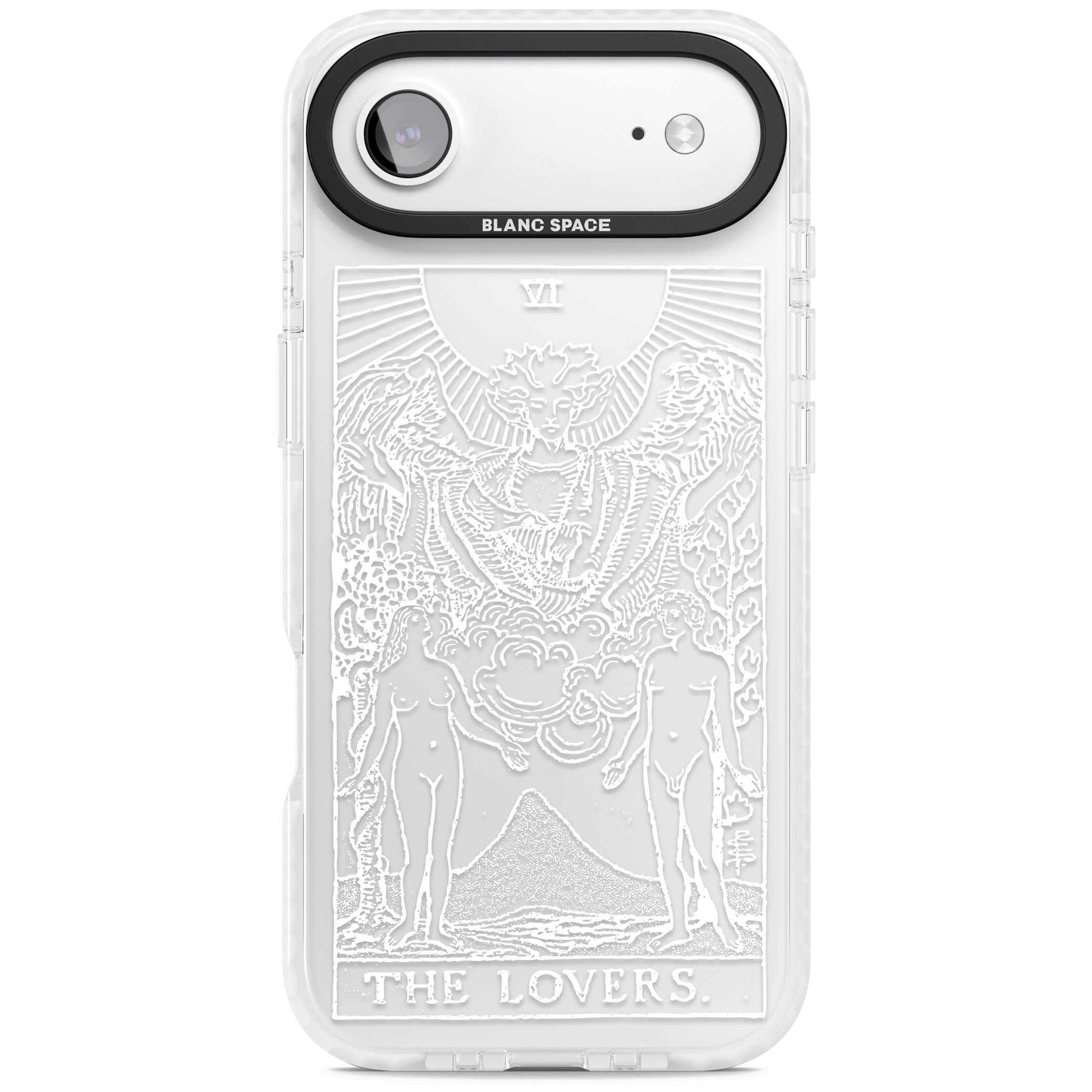 Personalised The Lovers Tarot Card (White) iPhone 17 Air Impact Clear Phone Case