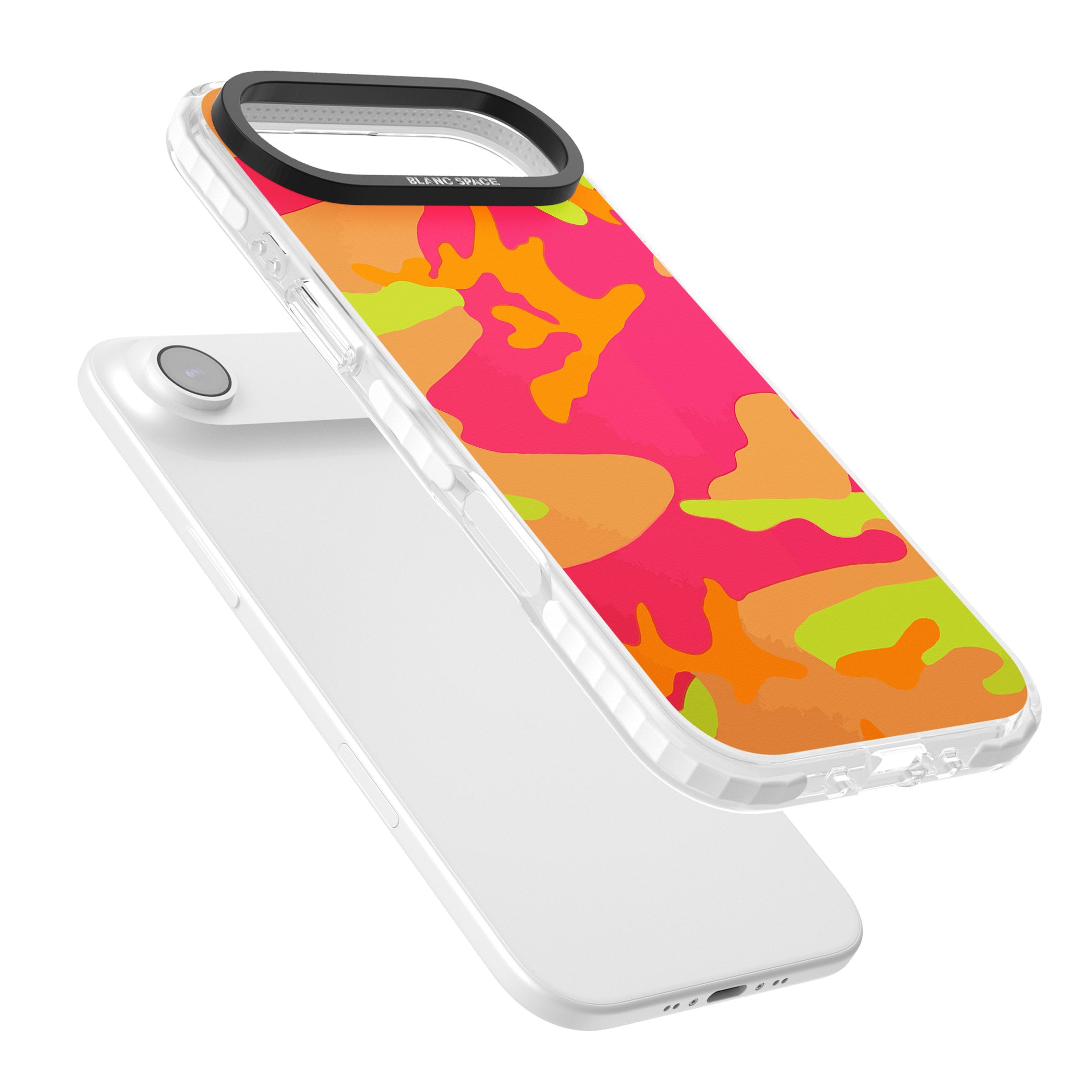 Neon Camo iPhone 17 Air Impact Clear Phone Case Colours