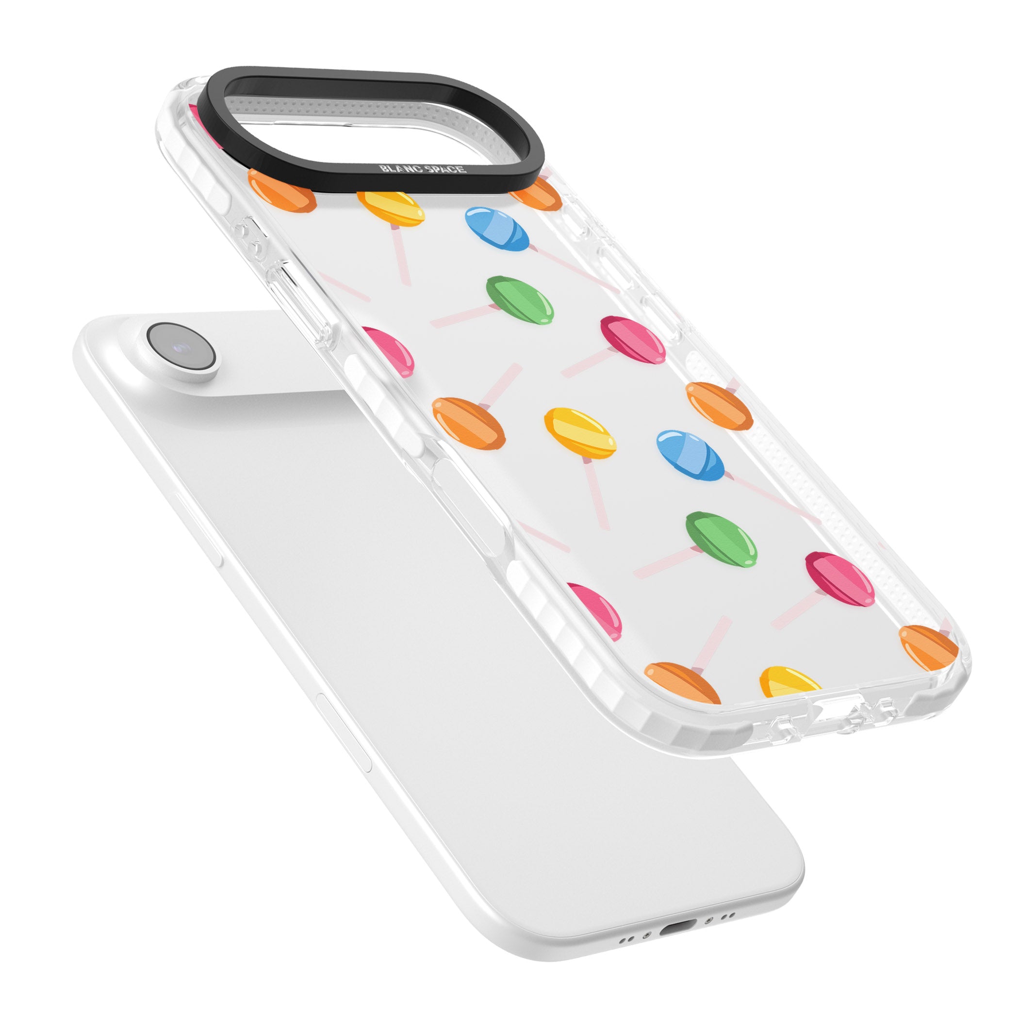 Lollipop Pattern iPhone 17 Air Impact Clear Phone Case Colours