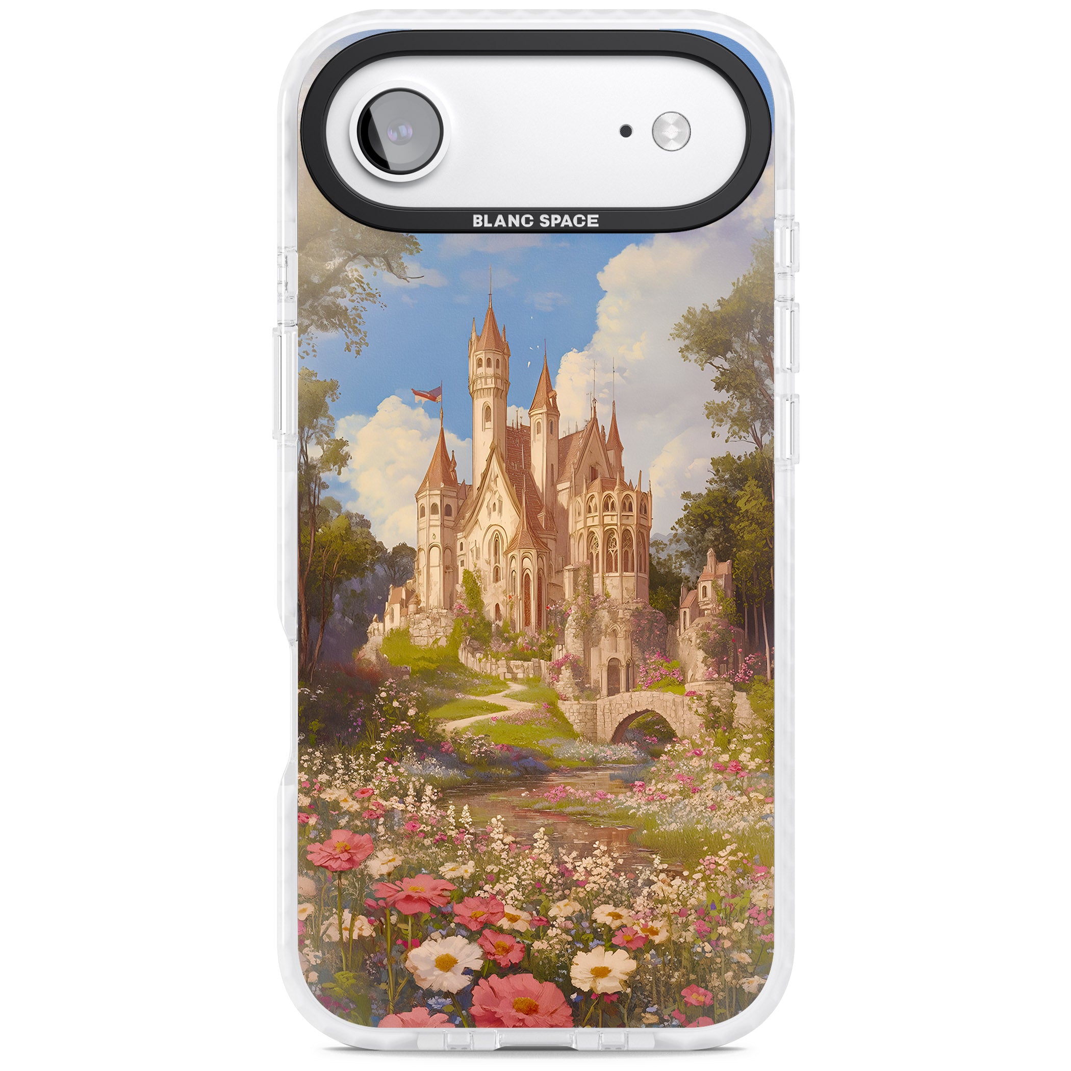 Castle Flower Fields iPhone 17 Air Impact Clear Phone Case